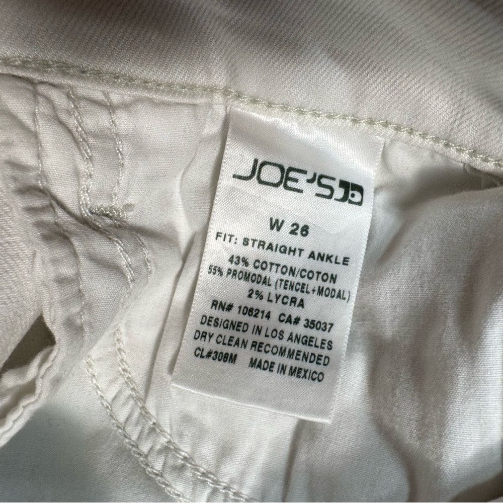 Joe's NWT New Joe's Jeans Pennie Straight Leg Stretch Off White J Size 26" / US 2 / IT 38 - 6 Thumbnail