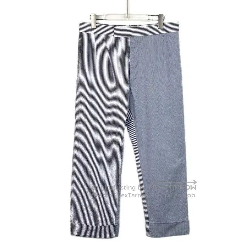 Thom Browne Men's Color Block Cotton Casual Pants .