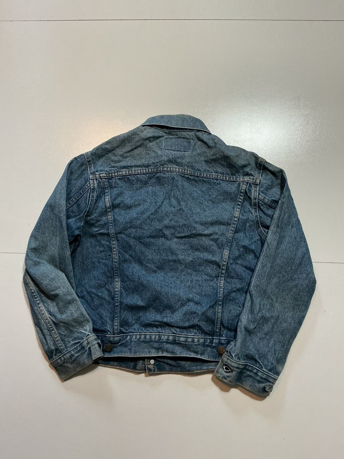 Levi's Vintage 70s 80s Levis Orange Tab Denim Trucker Jean Jacket Size US L / EU 52-54 / 3 - 2 Thumbnail