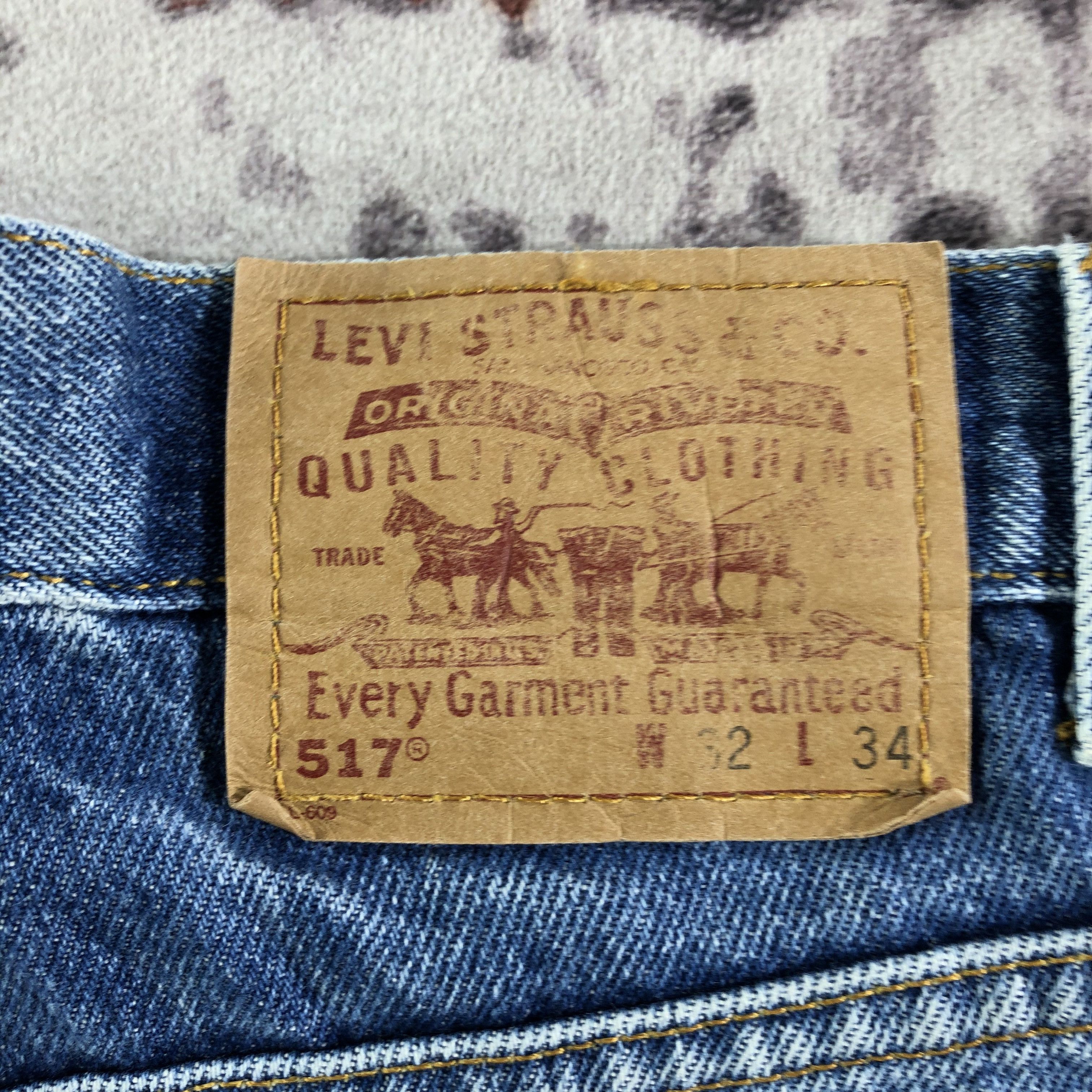 Levi's 90s Vintage Flare Levis 517 Jeans-JM3323 Size US 33 - 5 Thumbnail