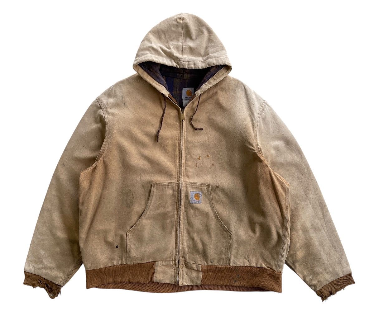 Carhartt Destroyed❗️Vintage 80s Carhartt Active Workwear Jacket Size US XXL / EU 58 / 5 - 4 Thumbnail