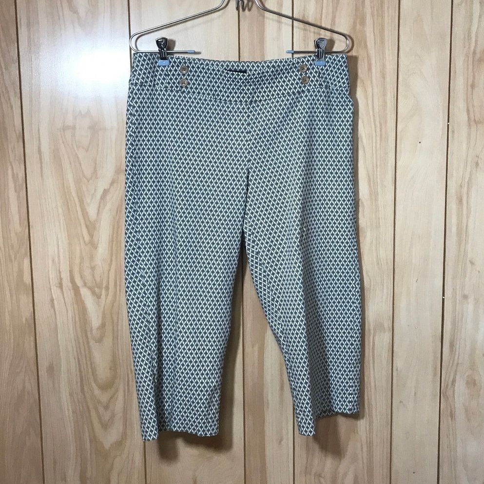 Other Rekucci Medallion Stretch Capri Pants 14P Size 33" - 1 Thumbnail