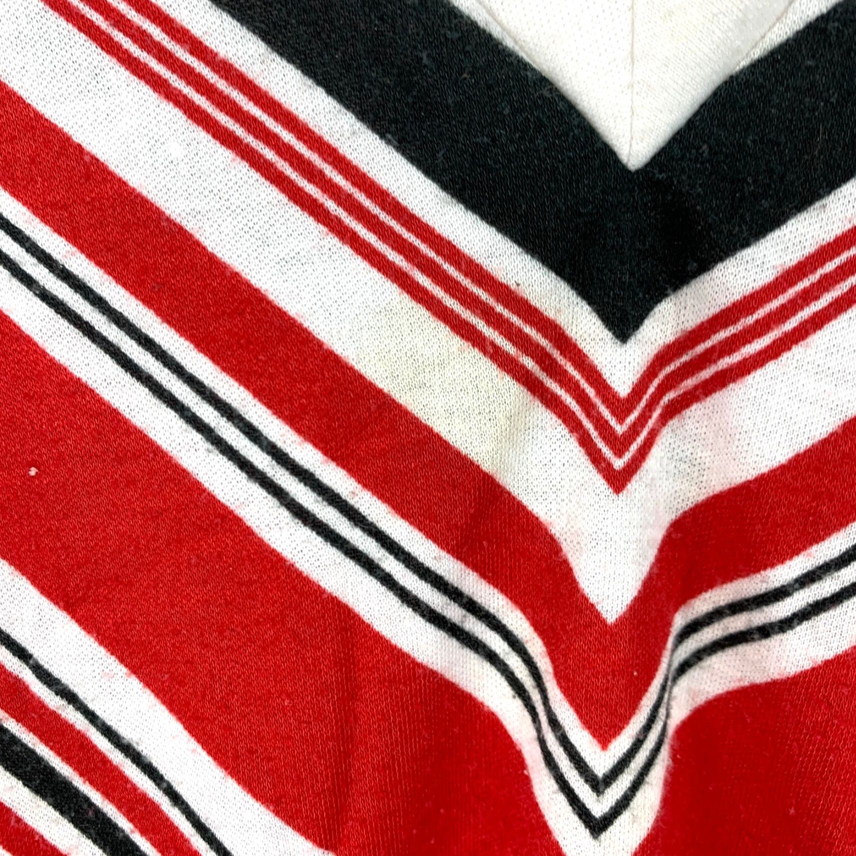 Vintage VINTAGE Eyefuls Chevron Vee Stripe Short Sleeve Tee Shirt Medium Size M / US 6-8 / IT 42-44 - 6 Thumbnail