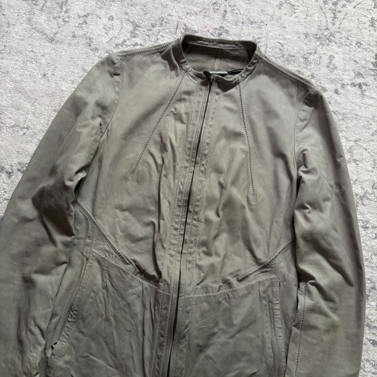 Isaac Sellam Experience Isaac Sellam SS15 Calfskin Leather Overlock Stitched Jacket Size US S / EU 44-46 / 1 - 2 Thumbnail