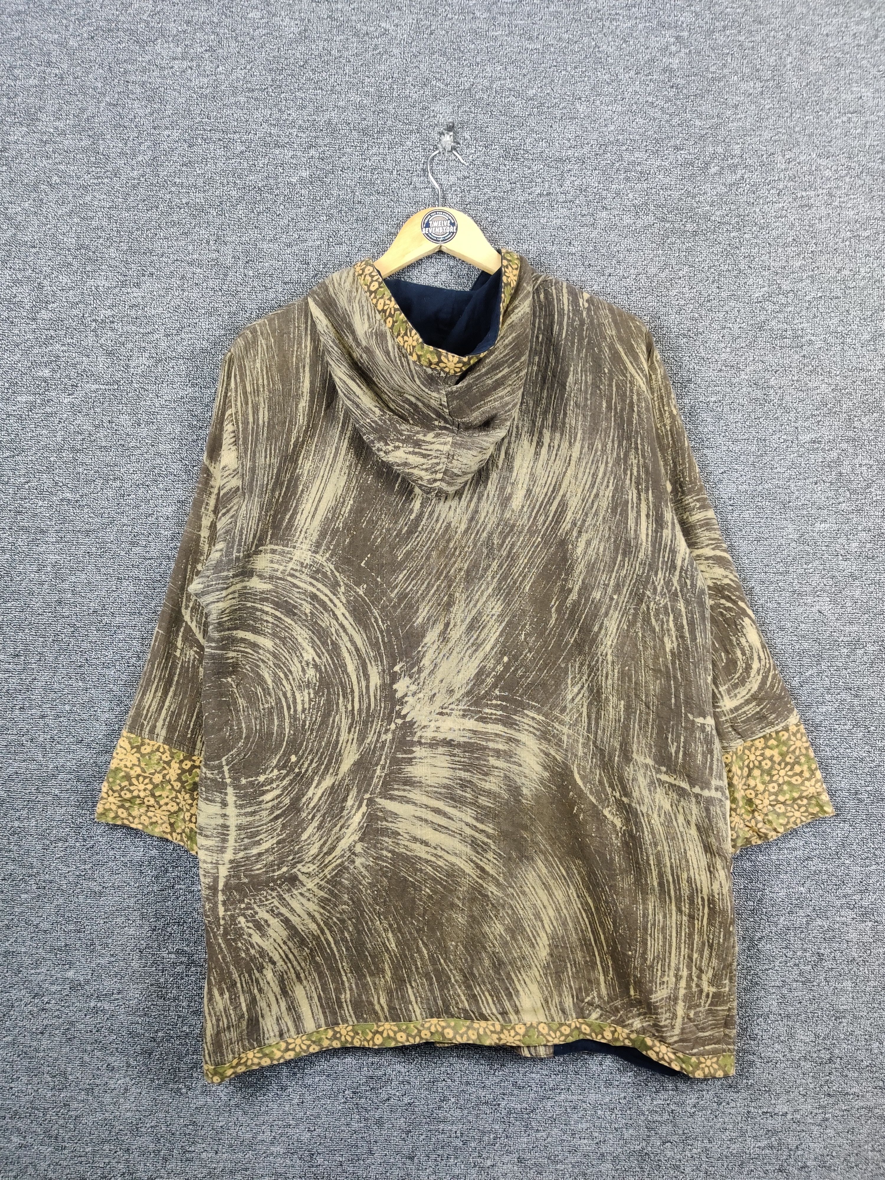 Japanese Brand Monalisa Abstract Art Floral Accents Hoodie Jacket Size US L / EU 52-54 / 3 - 6 Thumbnail