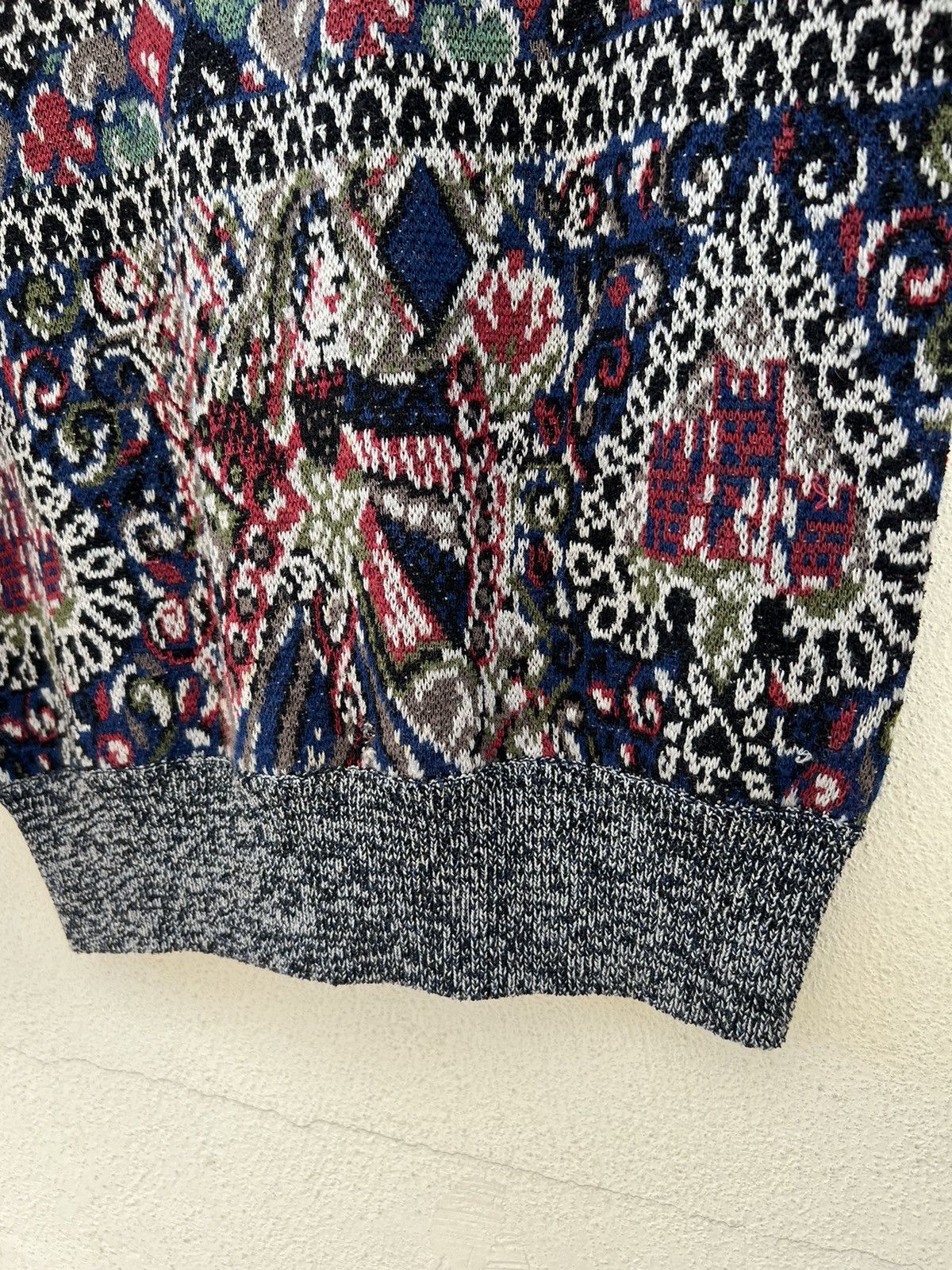 Missoni Vintage Missoni Italy Poker Card Knitwear Wool Sweater Size US M / EU 48-50 / 2 - 7 Thumbnail