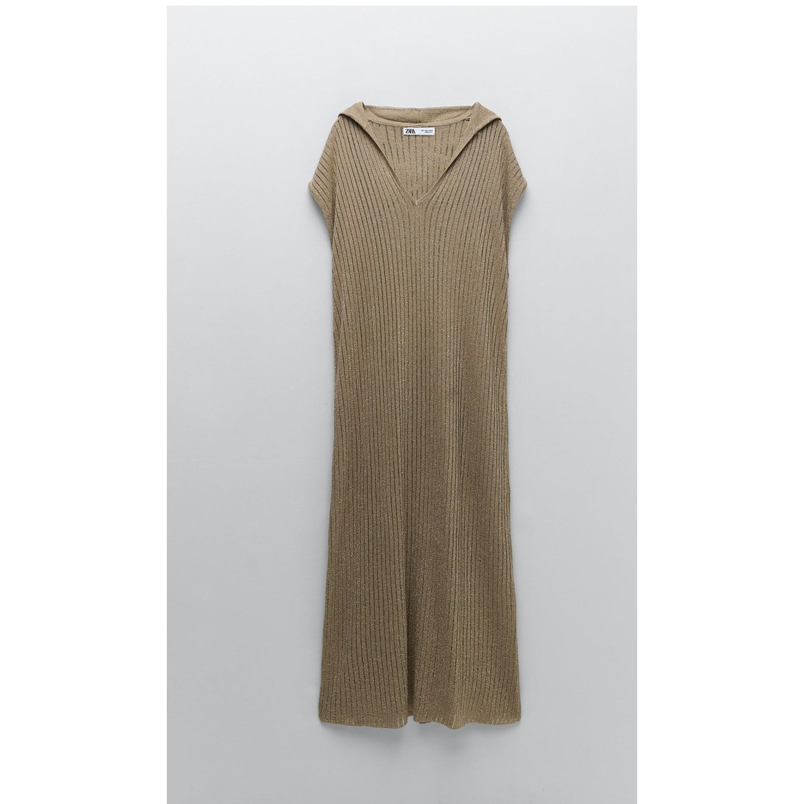Zara ZARA METALLIC THREAD KNIT TUNIC Size S / US 4 / IT 40 - 9 Thumbnail