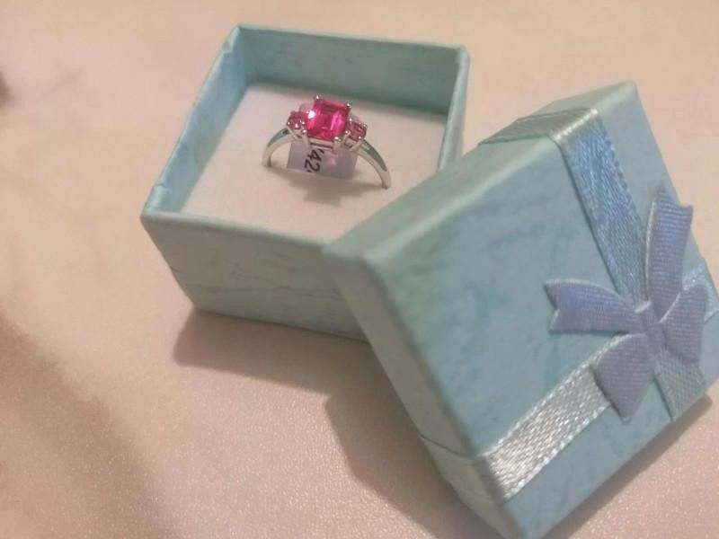 Designer 9ct white gold ladies ring M Size ONE SIZE - 8 Thumbnail