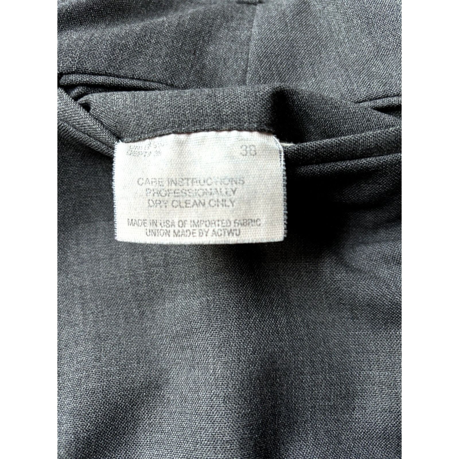Brooks Brothers Brooks Brothers Brooksease Men's Dress Pants 38x31 Charcoal Size 38R - 6 Thumbnail