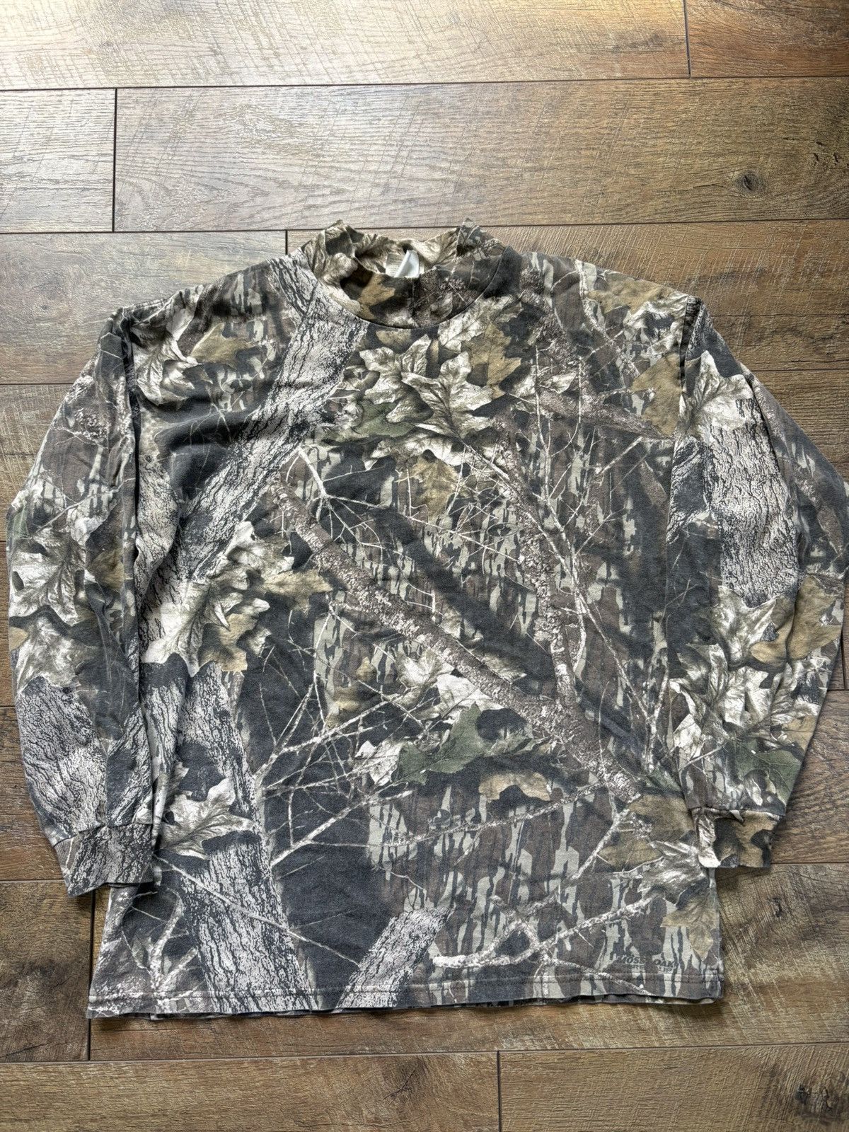 Jerzees Vintage 90s Jerzeez Camo Turtleneck Long Sleeve Shirt XL Size US L / EU 52-54 / 3 - 1 Thumbnail