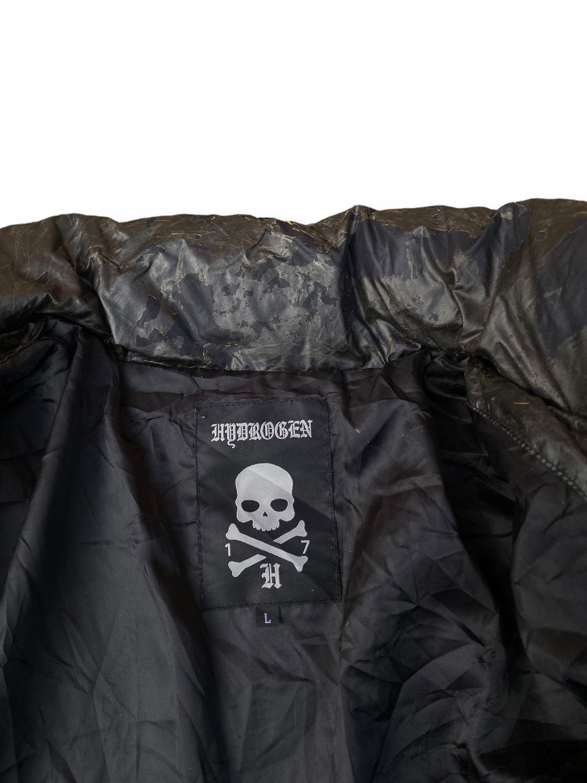 HYDROGEN × Vintage Vintage Hydrogen Embroidery Logo Spell Out Puffer. #C7 Size US L / EU 52-54 / 3 - 6 Thumbnail