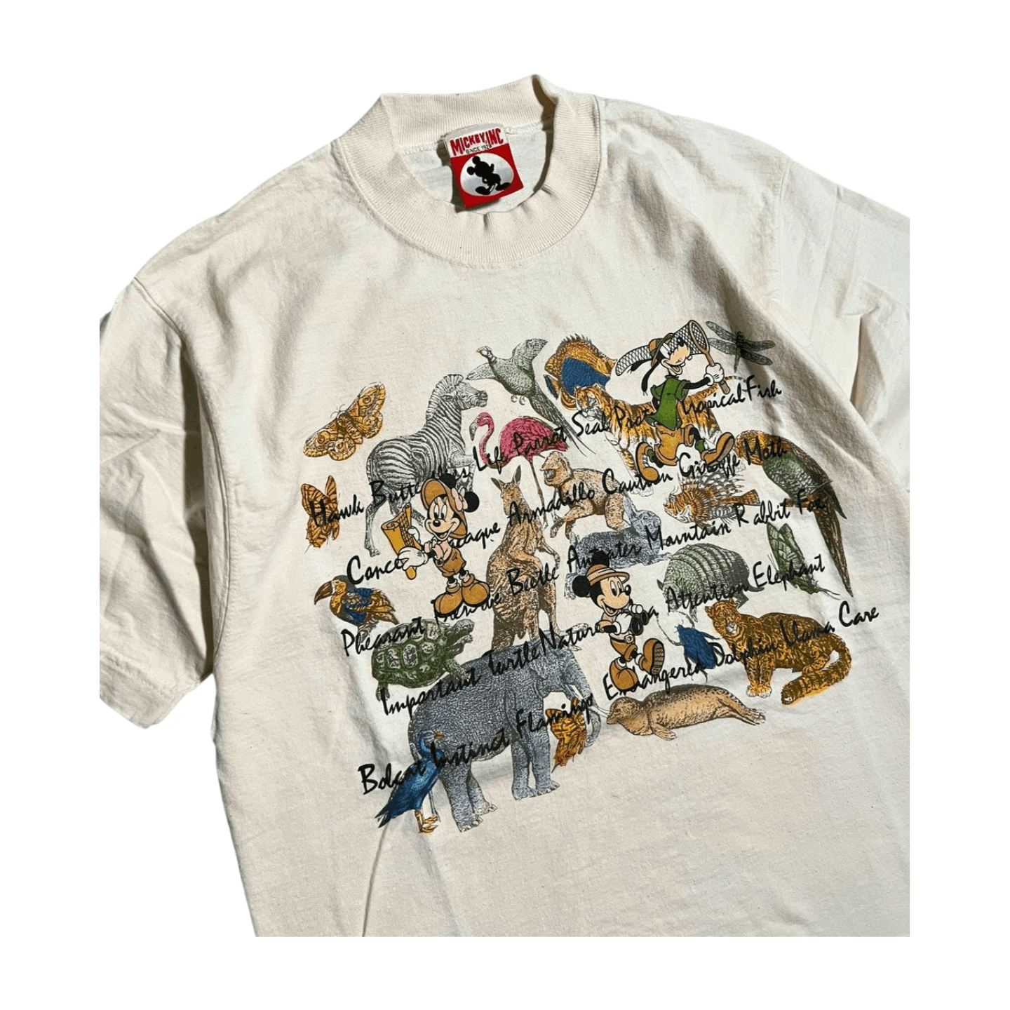 Disney Vintage Mickey & Friends Safari Tee – Disney 90s Size US M / EU 48-50 / 2 - 4 Thumbnail