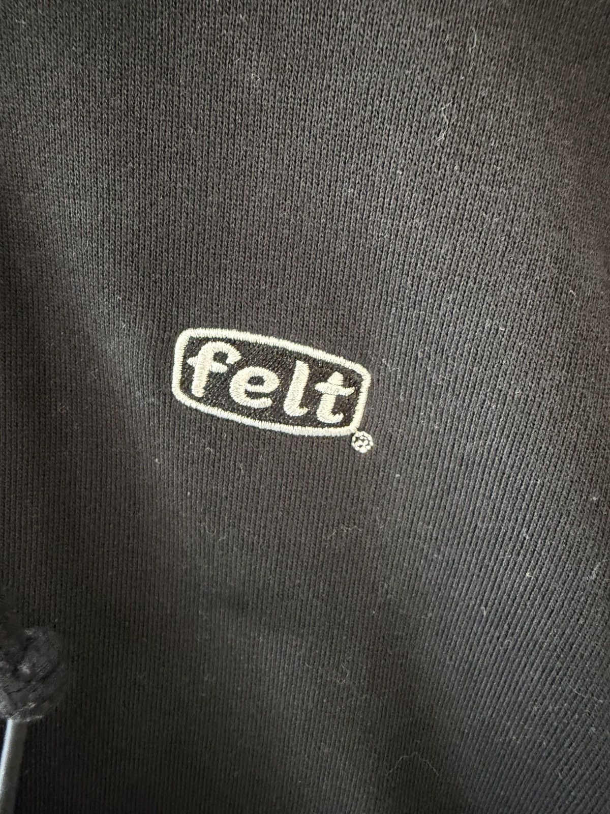 FELT FELT “Contrast Stitched” Black Zipper Hoodie Size US M / EU 48-50 / 2 - 2 Thumbnail