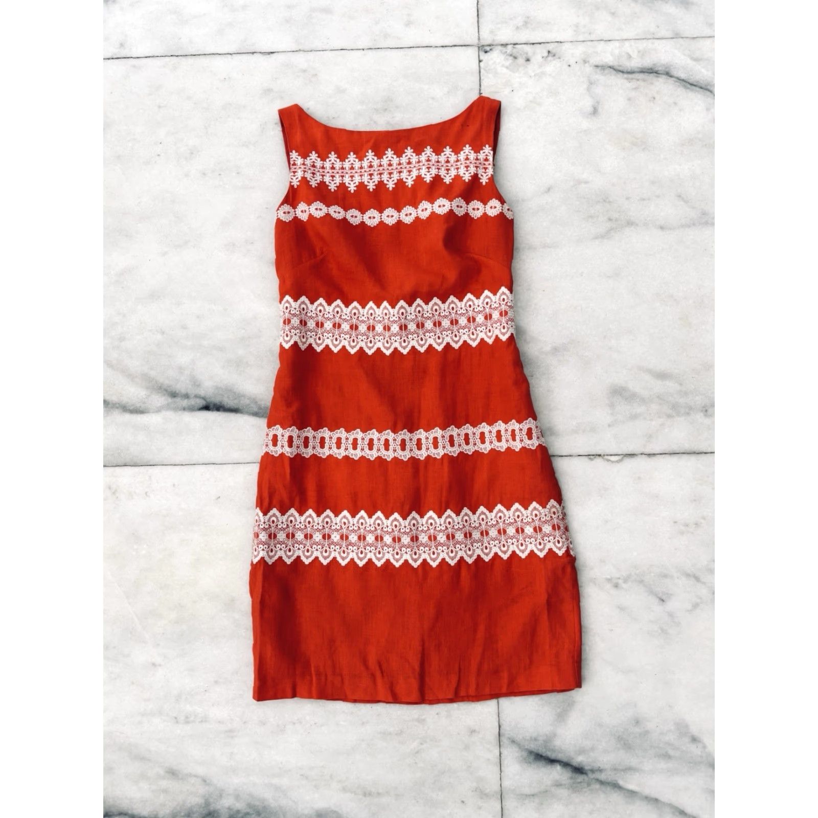 open lace back dress Vitamin A Women's Cerise Caftan