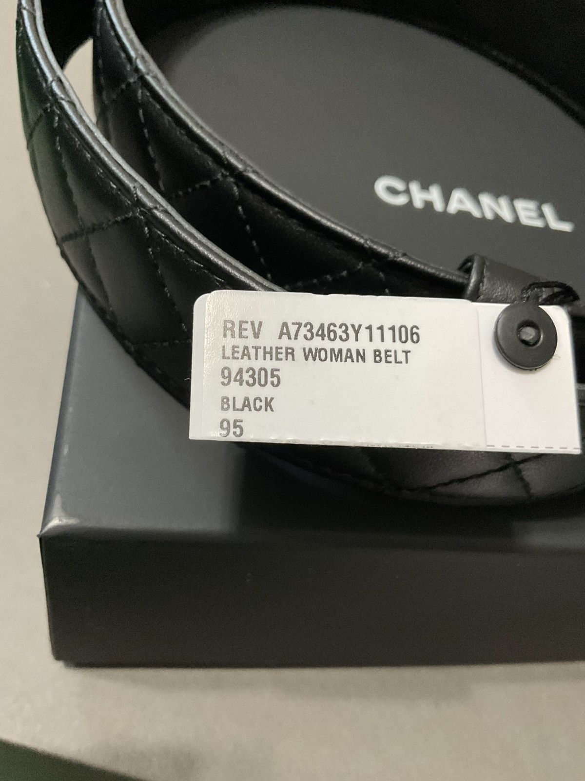 Chanel Chanel leather belt Size 32 - 3 Thumbnail