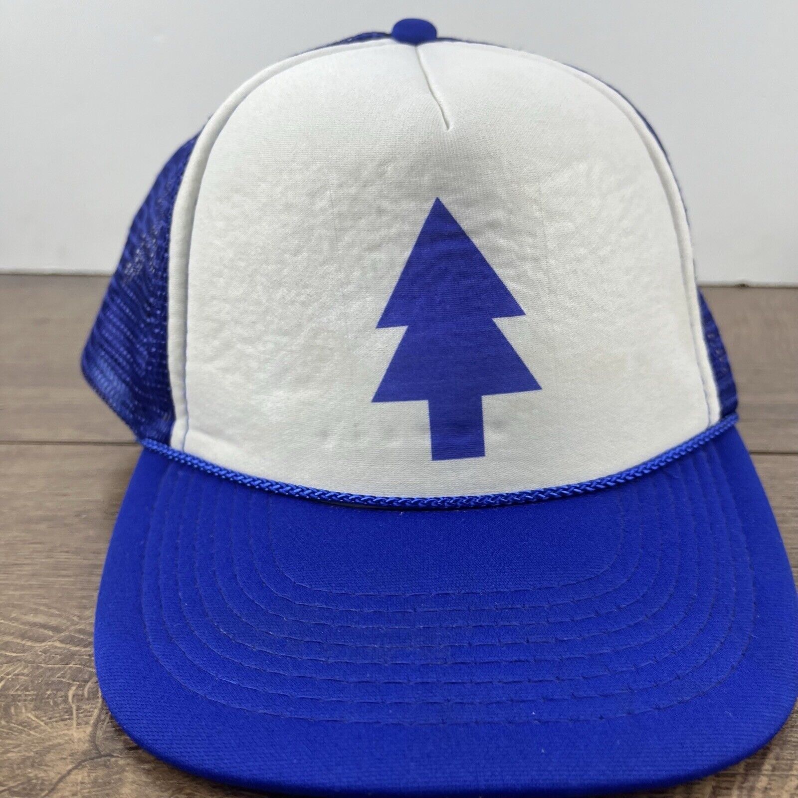 Other Pine Tree Hat Pine Tree Snapback Hat Blue Adjustable Hat Adu Size ONE SIZE - 6 Thumbnail