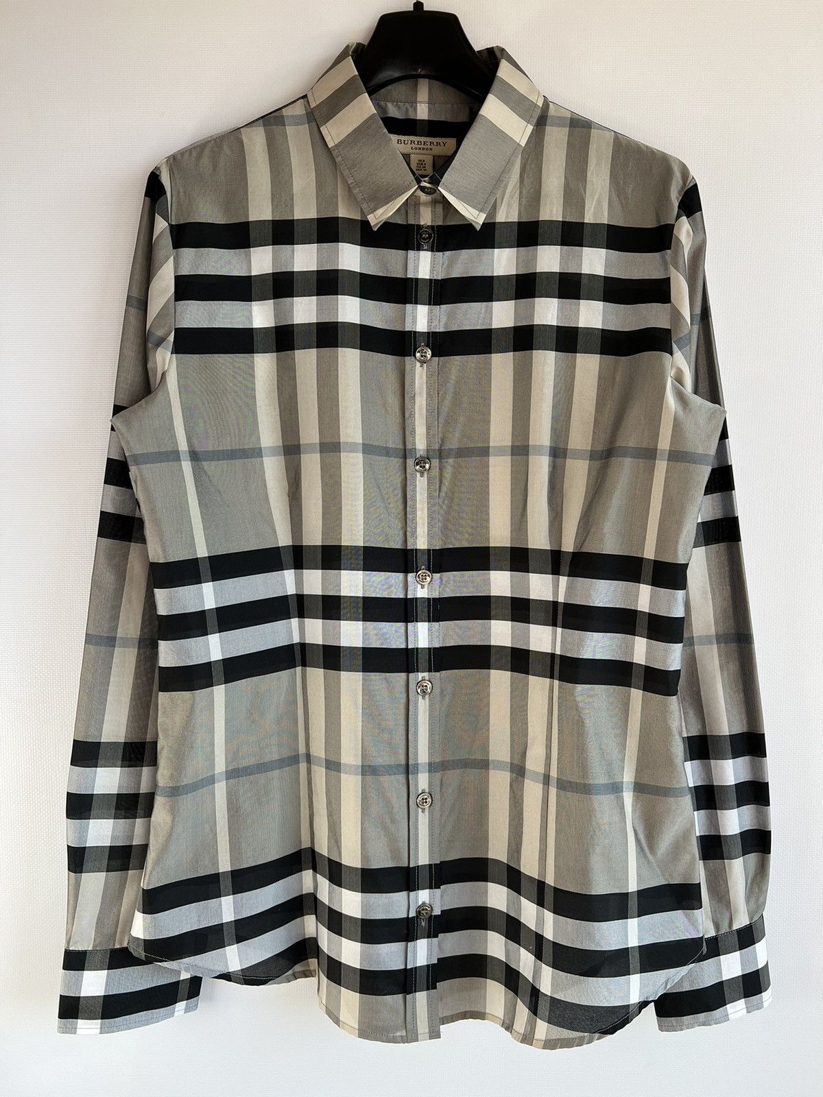 Burberry Polyester Silk Nova Check Shirt