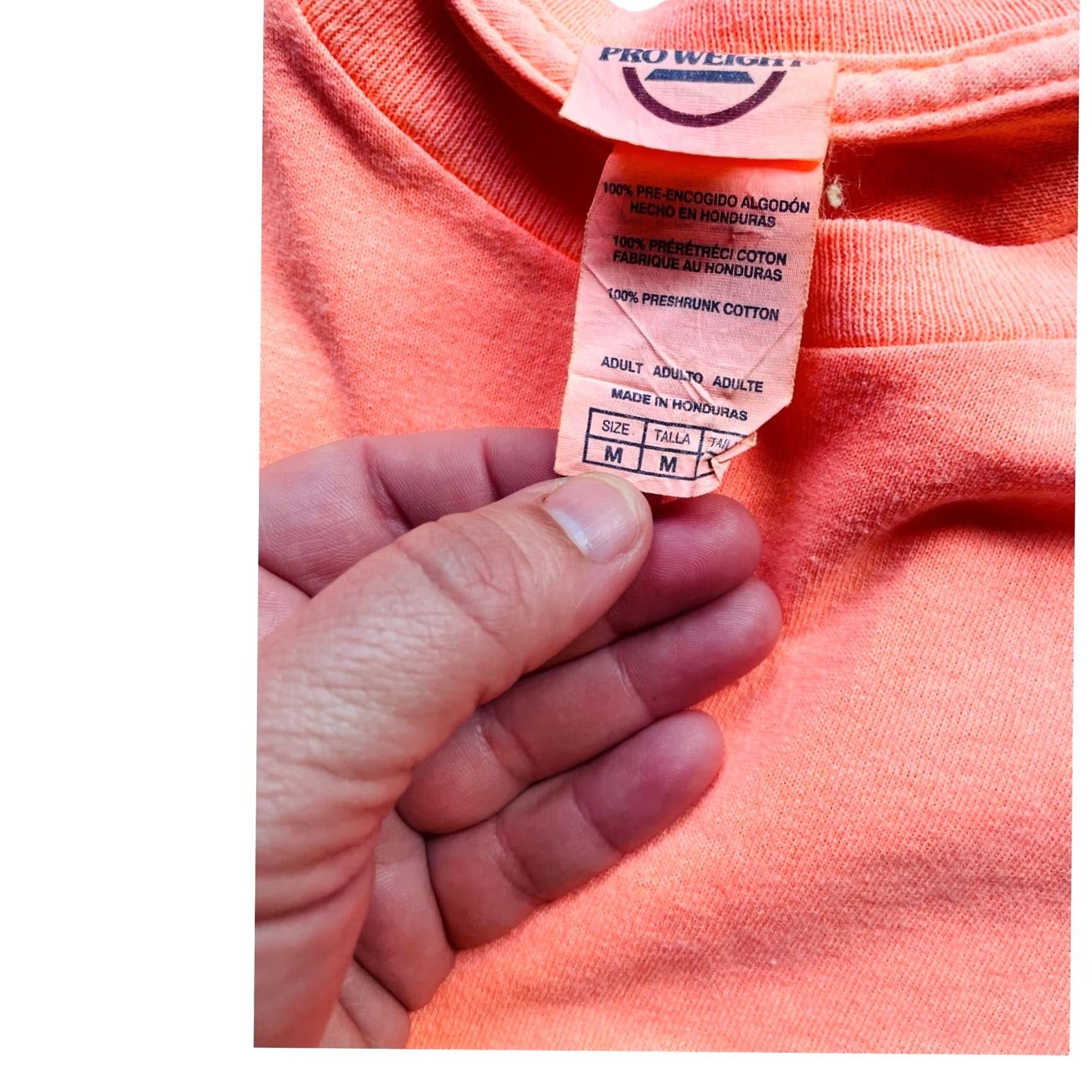 Delta VINTAGE Delta Seagrove Beach Florida Orange Double-Sided Long Sleeve Shirt M Men 90s VTG CI Size US M / EU 48-50 / 2 - 6 Thumbnail