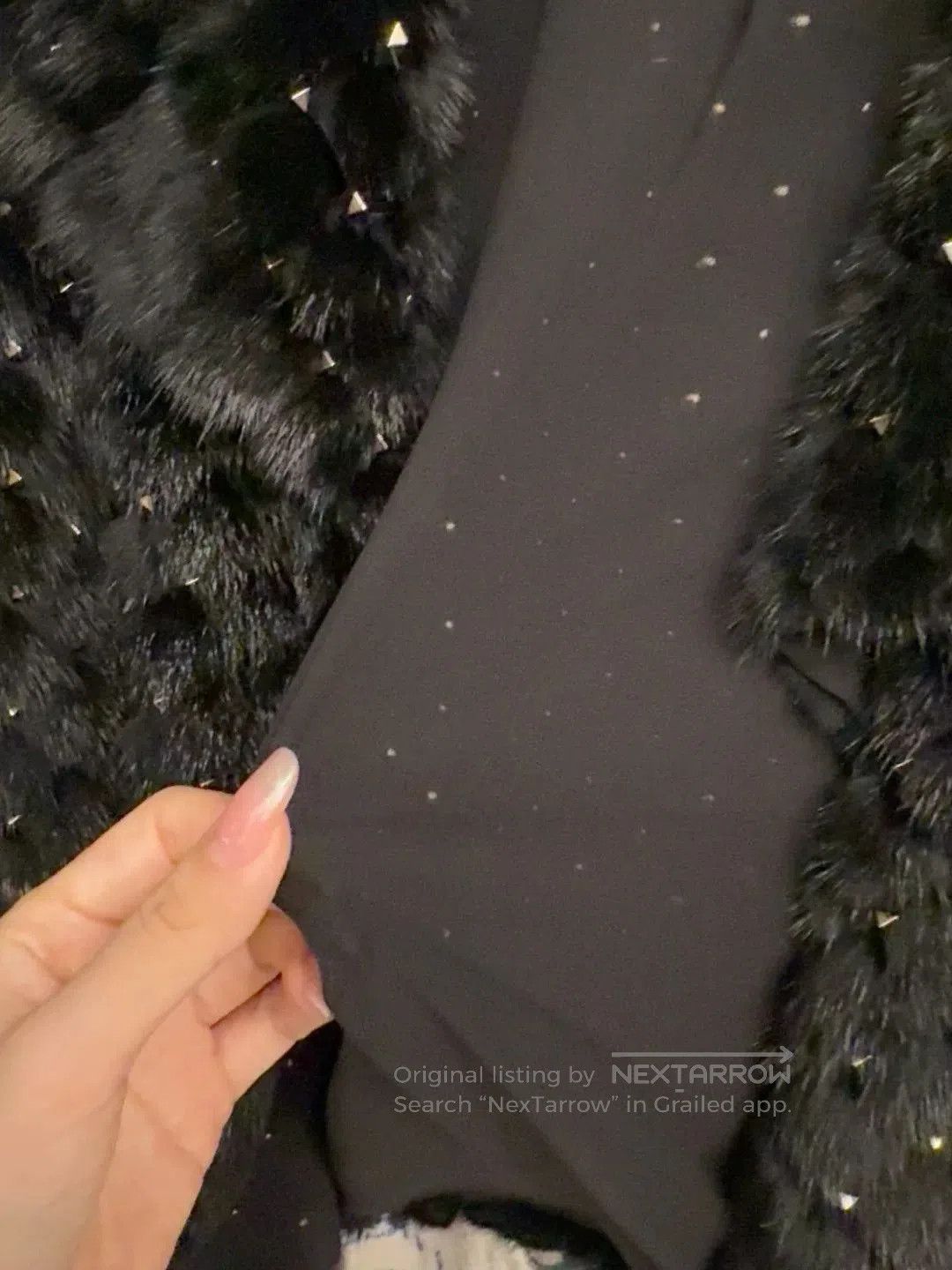 Valentino Valentino Mink Coat with Rivets. Size M / US 6-8 / IT 42-44 - 8 Thumbnail