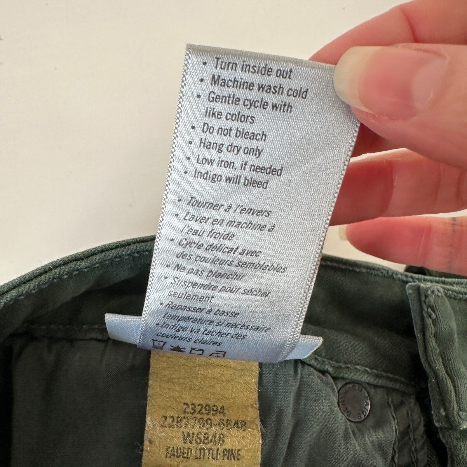 Paige Paige Green Petite Verdugo Ankle Skinny Mid Rise Jean 26P Size 26" / US 2 / IT 38 - 8 Thumbnail
