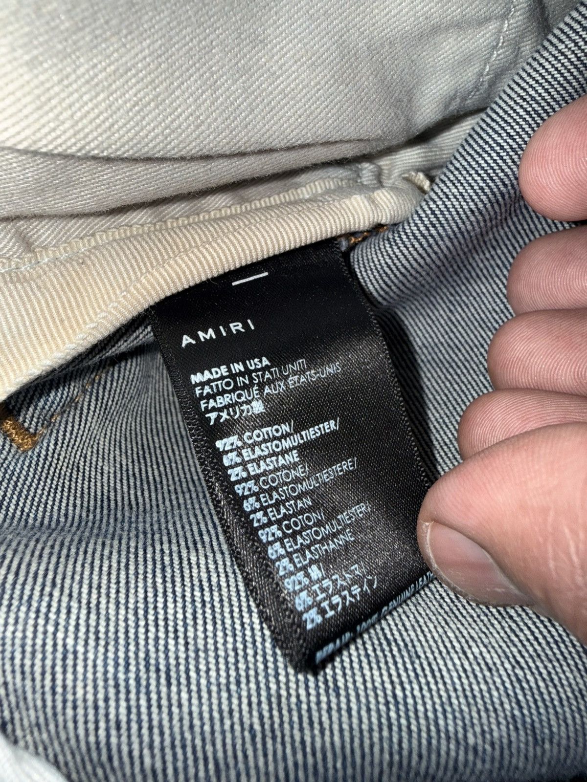 Amiri 🔥 Amiri Mx1 Cherry Suede Patch 🔥 Size US 31 - 8 Thumbnail