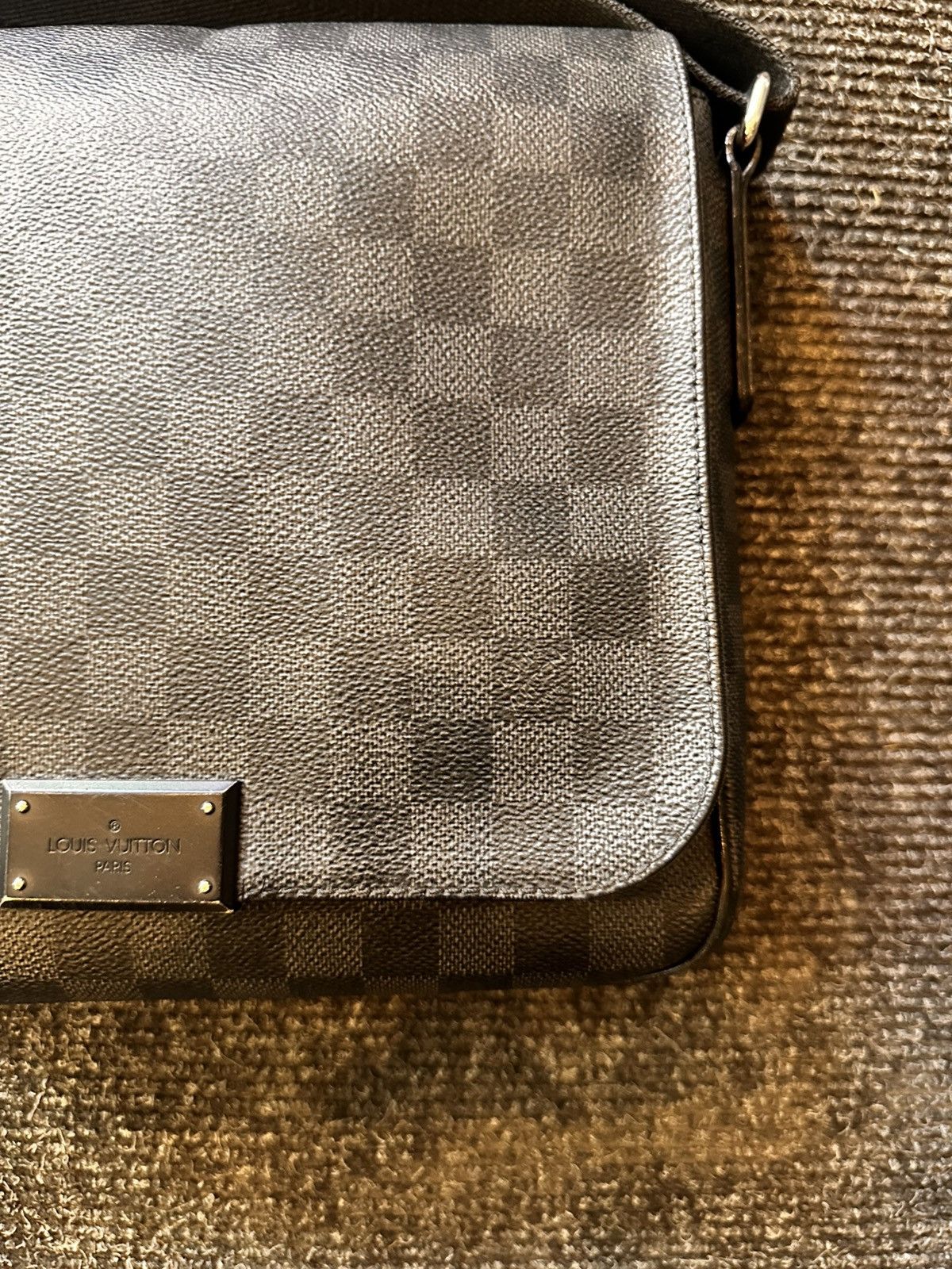 Louis Vuitton Louis Vuitton Damier Graphite Canvas District PM Bag Size ONE SIZE - 3 Thumbnail