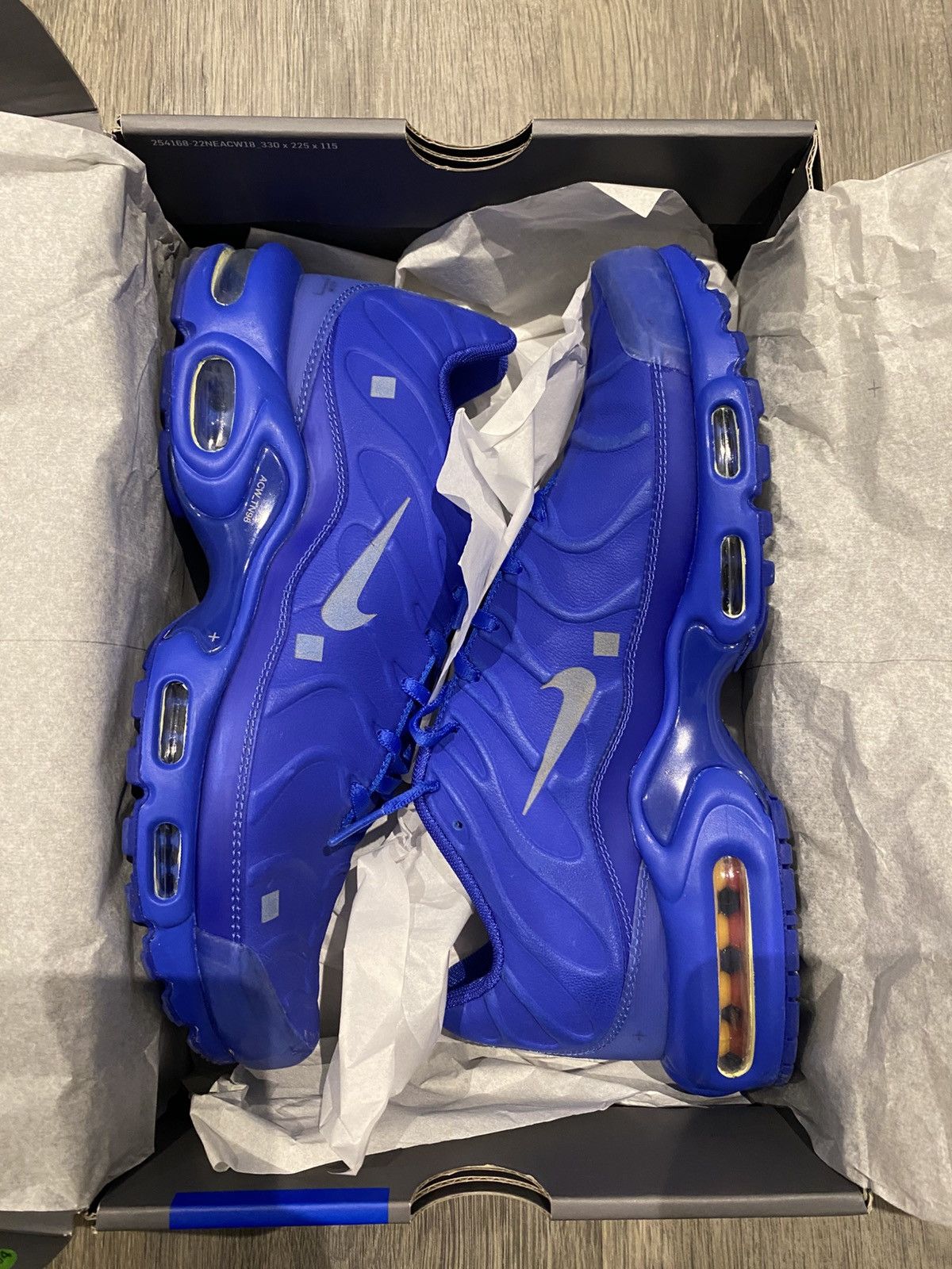 A-COLD-WALL* × Nike A-Cold-Wall* x Nike Blue Air Max Plus - US10 Size US 10 / EU 43 - 1 Thumbnail