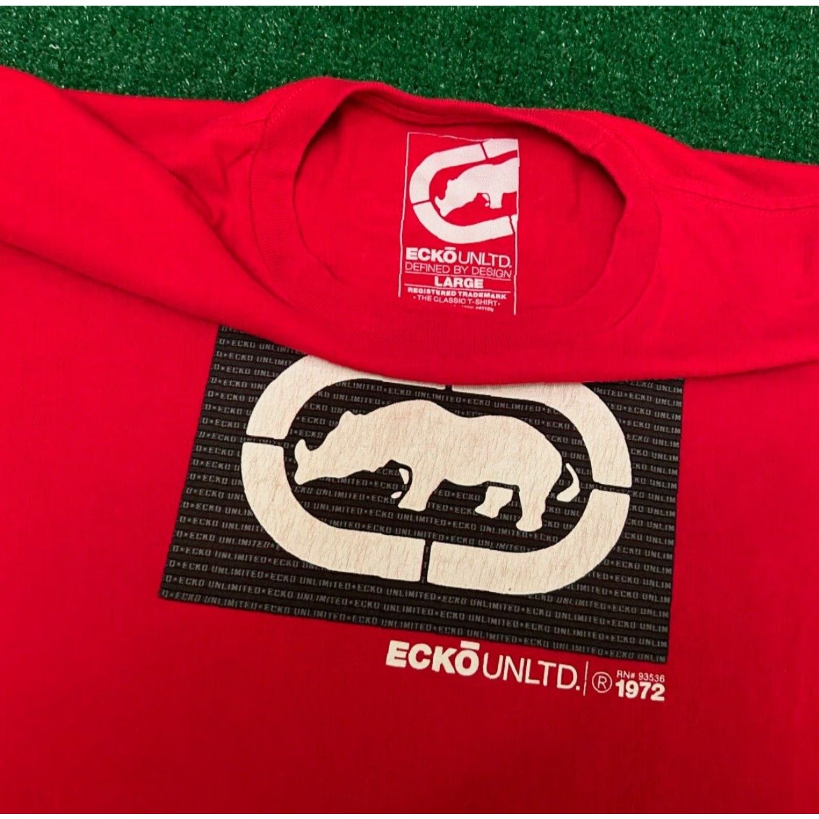 Ecko Unltd. VINTAGE Ecko Unltd Classic Logo Shirt Mens L Red T-Shirt Hip Hop Grunge Skater Punk 90s Y2k Mens Size US L / EU 52-54 / 3 - 2 Thumbnail