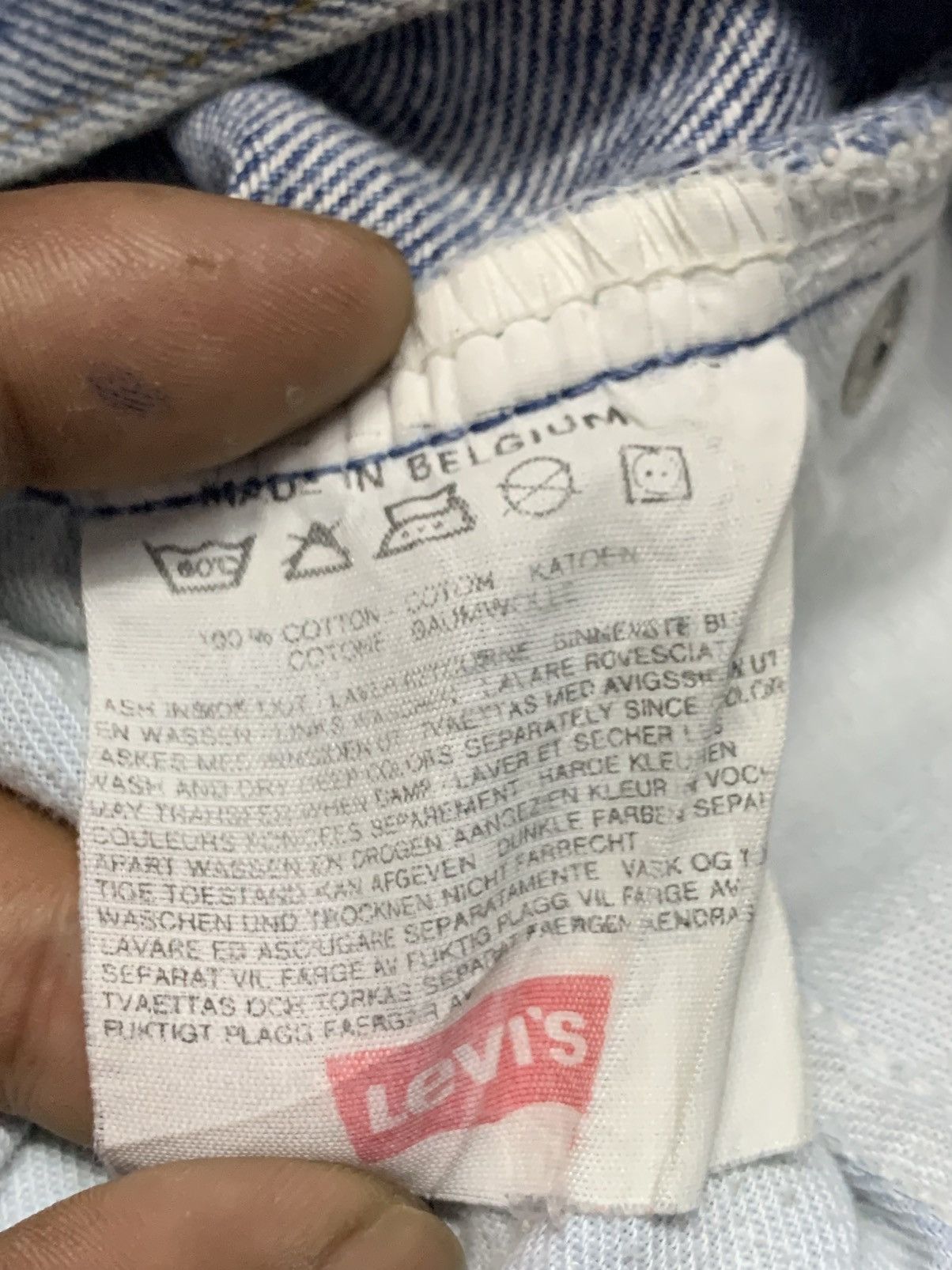 Levi's × Levi's Vintage Clothing × Vintage Vintage Levis Orange Tab Made in Belgium Size US 28 / EU 44 - 8 Thumbnail