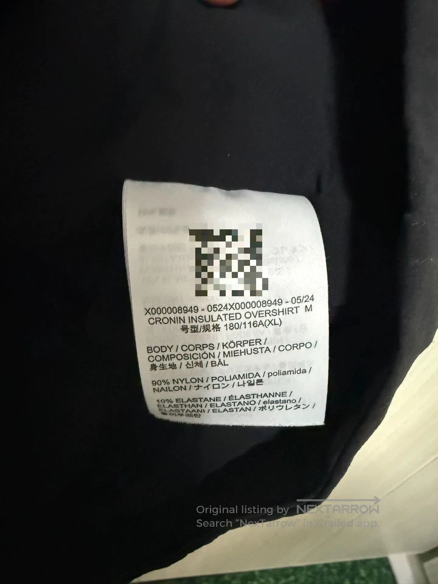 Arc'teryx Arcteryx Cronin Insulated Jacket. Size US XL / EU 56 / 4 - 6 Thumbnail