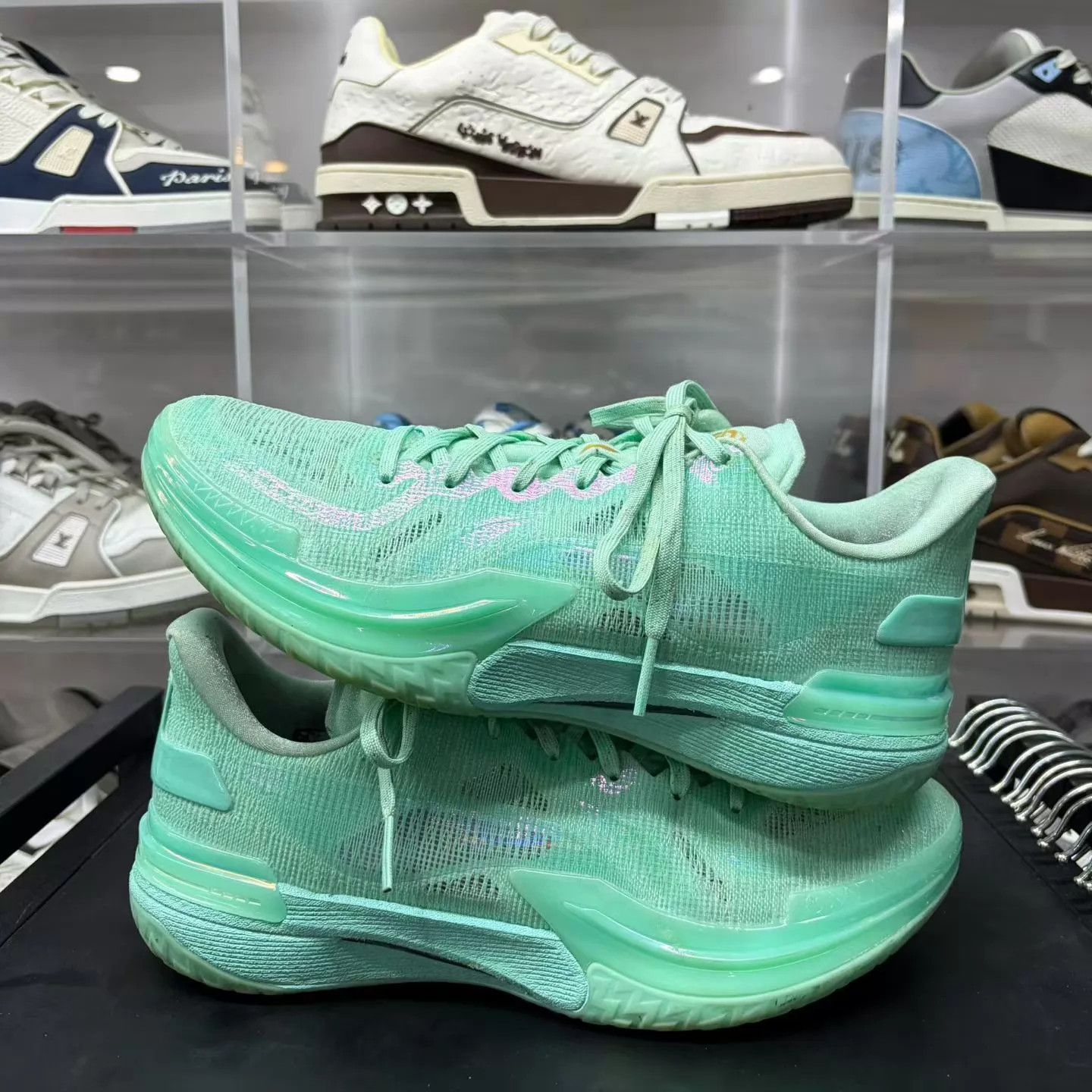 Li-Ning LI-NING Gamma Eternal Fluorescent Ice Blue 43 Size US 10 / EU 43 - 1 Thumbnail