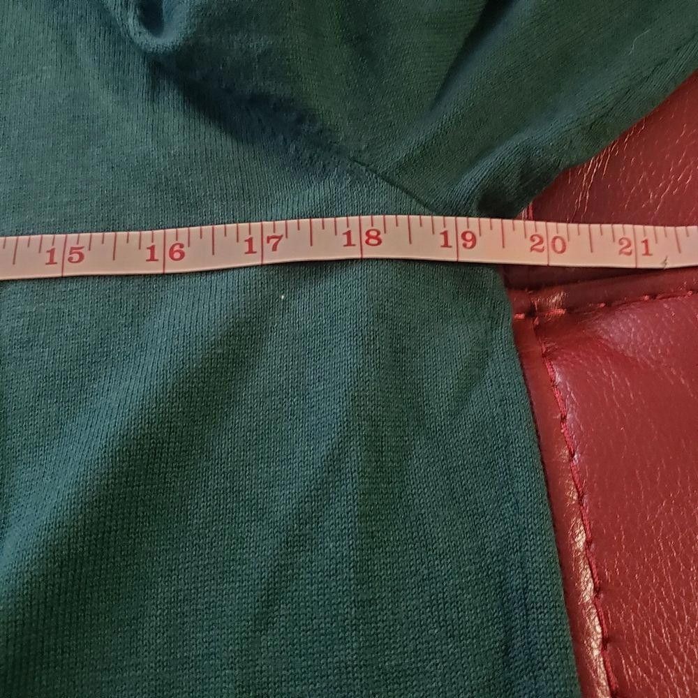 Designer C1300a Amazon Basics Ladies Open Green Cardigan Size L / US 10 / IT 46 - 4 Thumbnail