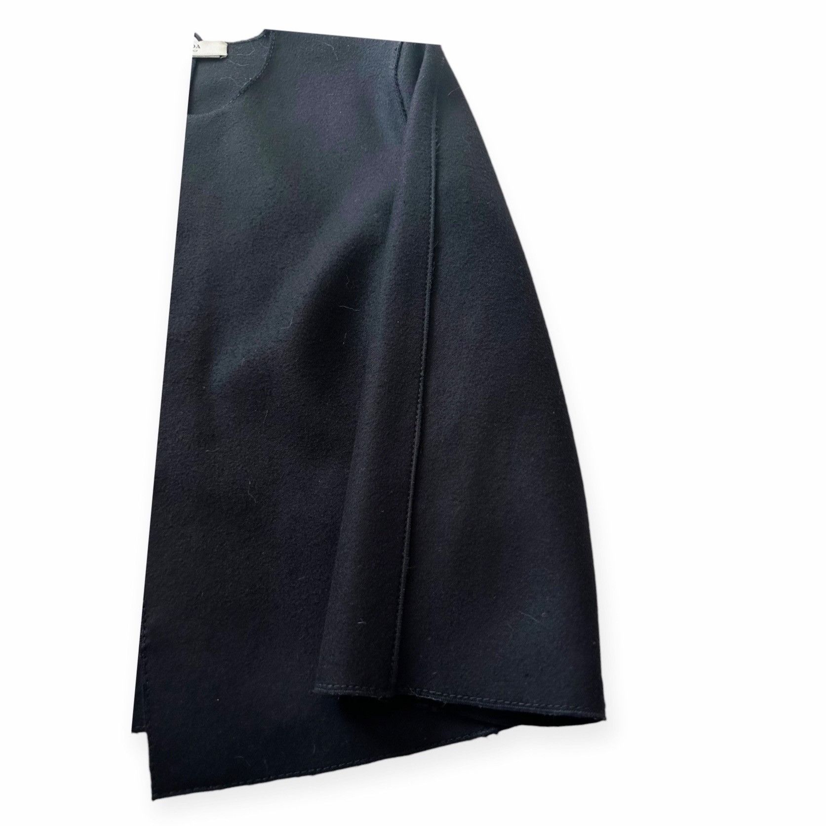 Prada Prada Archival F/W 2005 Runway Black Wool Collarless Jacket Size M / US 6-8 / IT 42-44 - 11 Thumbnail