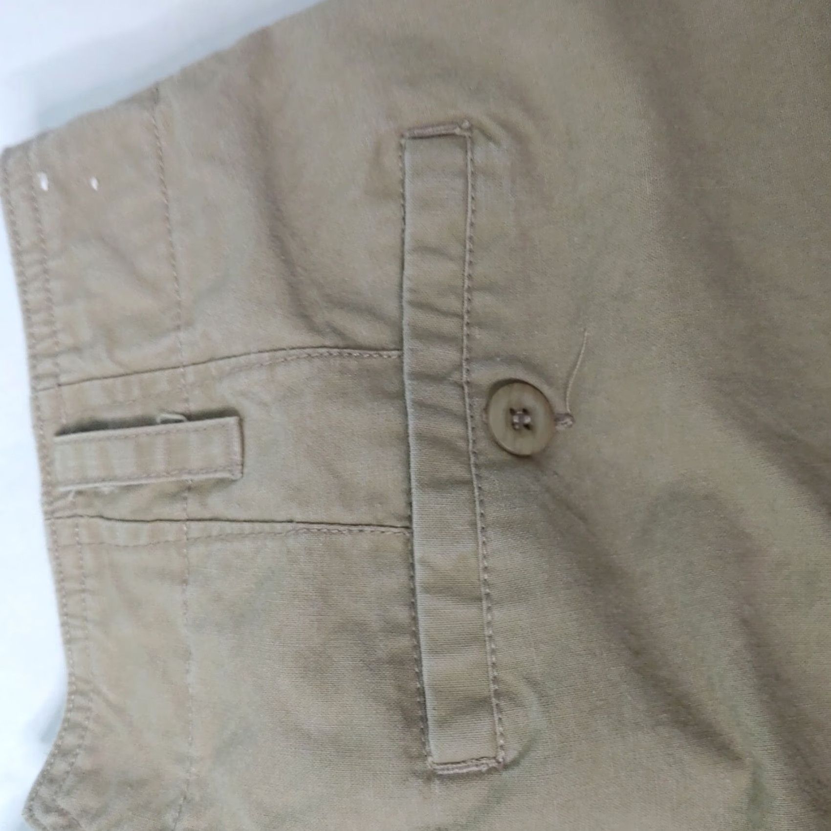 Vintage VINTAGE LL Bean Bermuda Shirt Womens 16 28" Tan Pleated 90s Hiking EUC Slim Knit 100% Cotton with Pockets Be neemt? Size 38" / US 16 / IT 52 - 7 Thumbnail