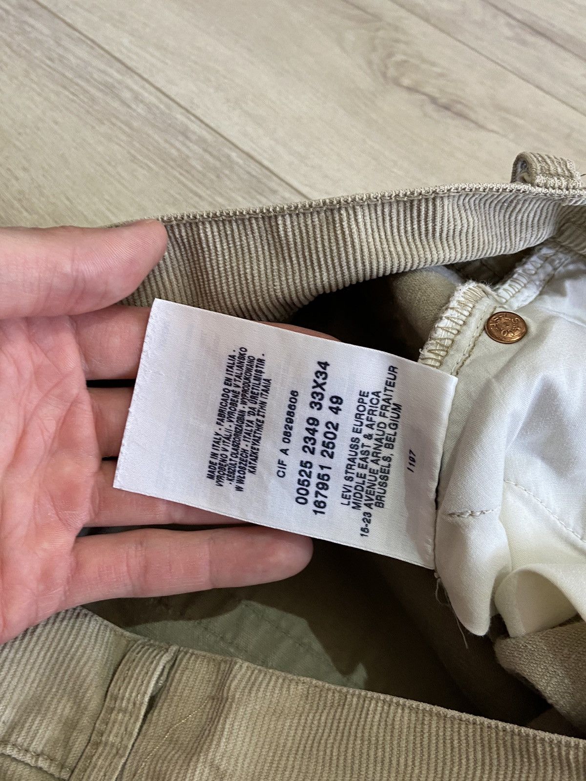 Levi's Levi’s vintage velvet Brown 33x34 women Size 33" - 14 Thumbnail