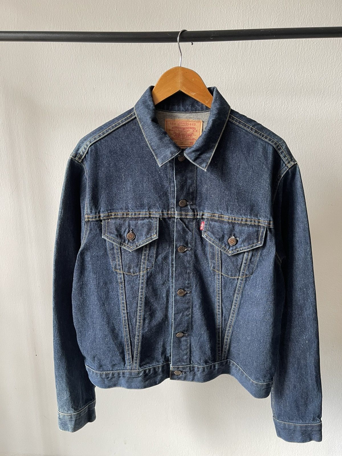 Levi's Vintage Clothing Levis 557 XX Big E Button 555 Tracker Jacket Size US L / EU 52-54 / 3 - 2 Thumbnail