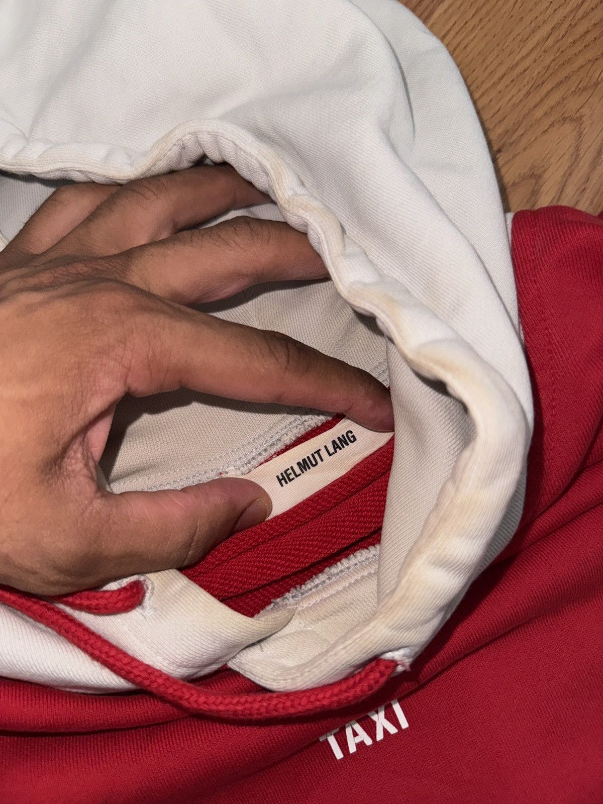 Helmut Lang Helmut Lang AW 18/19 Limited Edition Taxi Hoodie Red Size US L / EU 52-54 / 3 - 5 Thumbnail