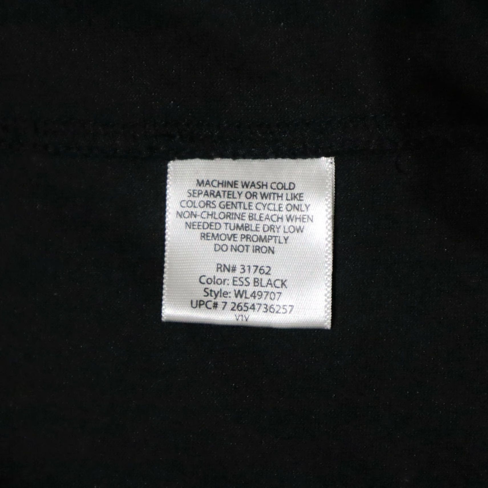 Vintage White Stag Women Soft Black Track Jacket Hooded 2XL Size XXL Jacket Women Black Hooded Outdoor Cotton Solid 90s Feature: Hooded Size XXL / US 16-18 / IT 52-54 - 5 Thumbnail
