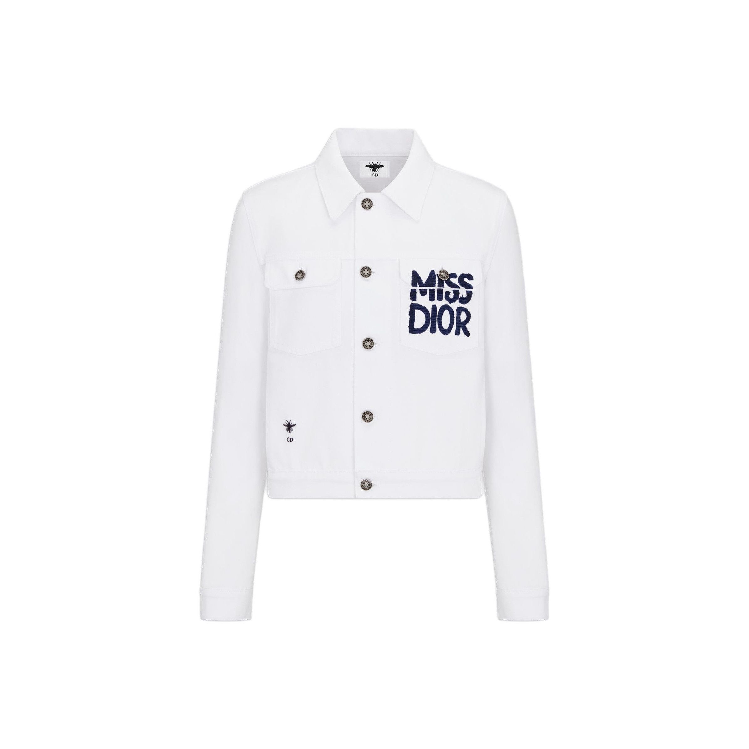 Dior Dior Miss Dior Graffiti Denim Jacket Size 38 Size S / US 4 / IT 40 - 1 Thumbnail