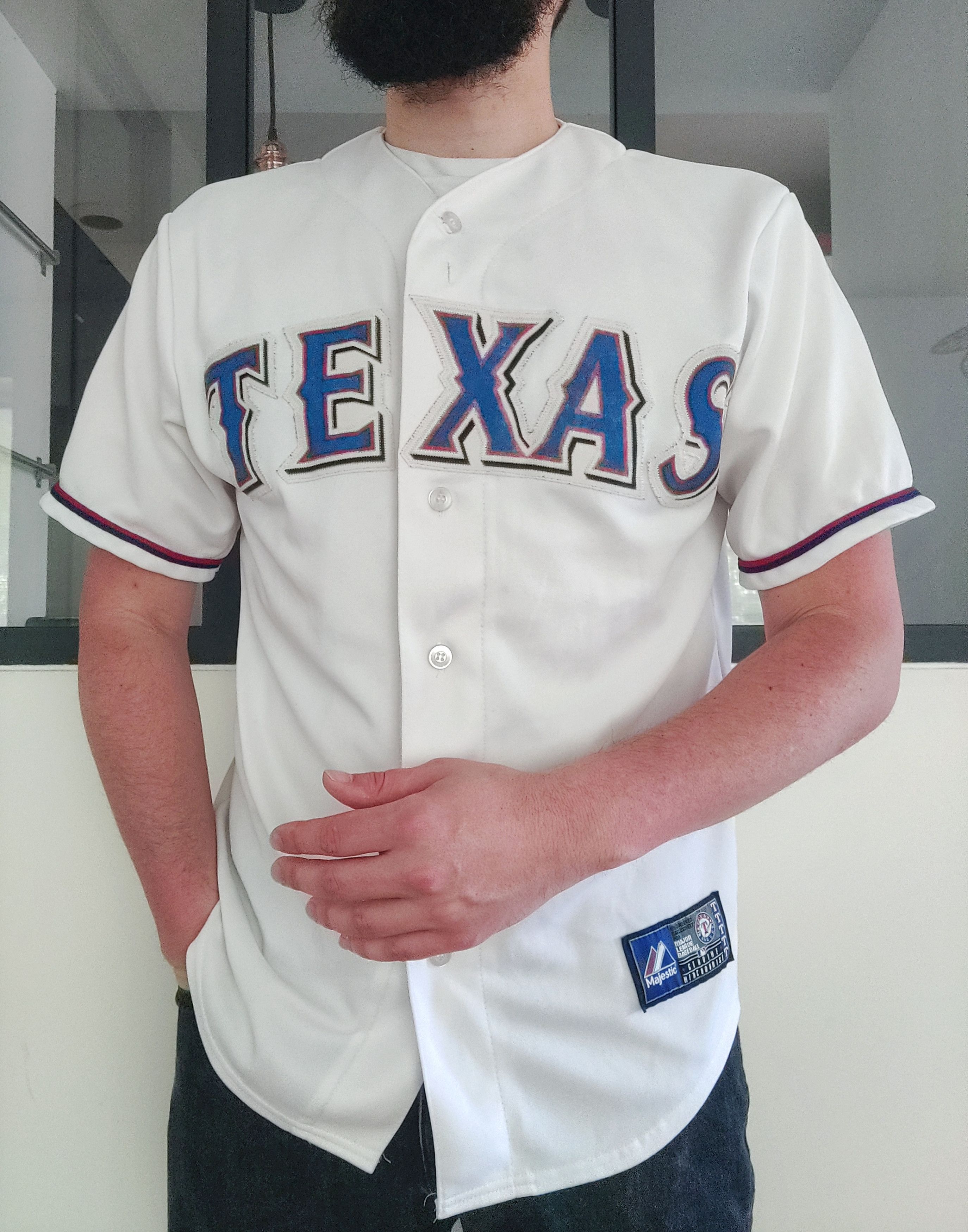 Majestic Majestic Texas Rangers MLB Home White Baseball Jersey M Size US M / EU 48-50 / 2 - 2 Thumbnail