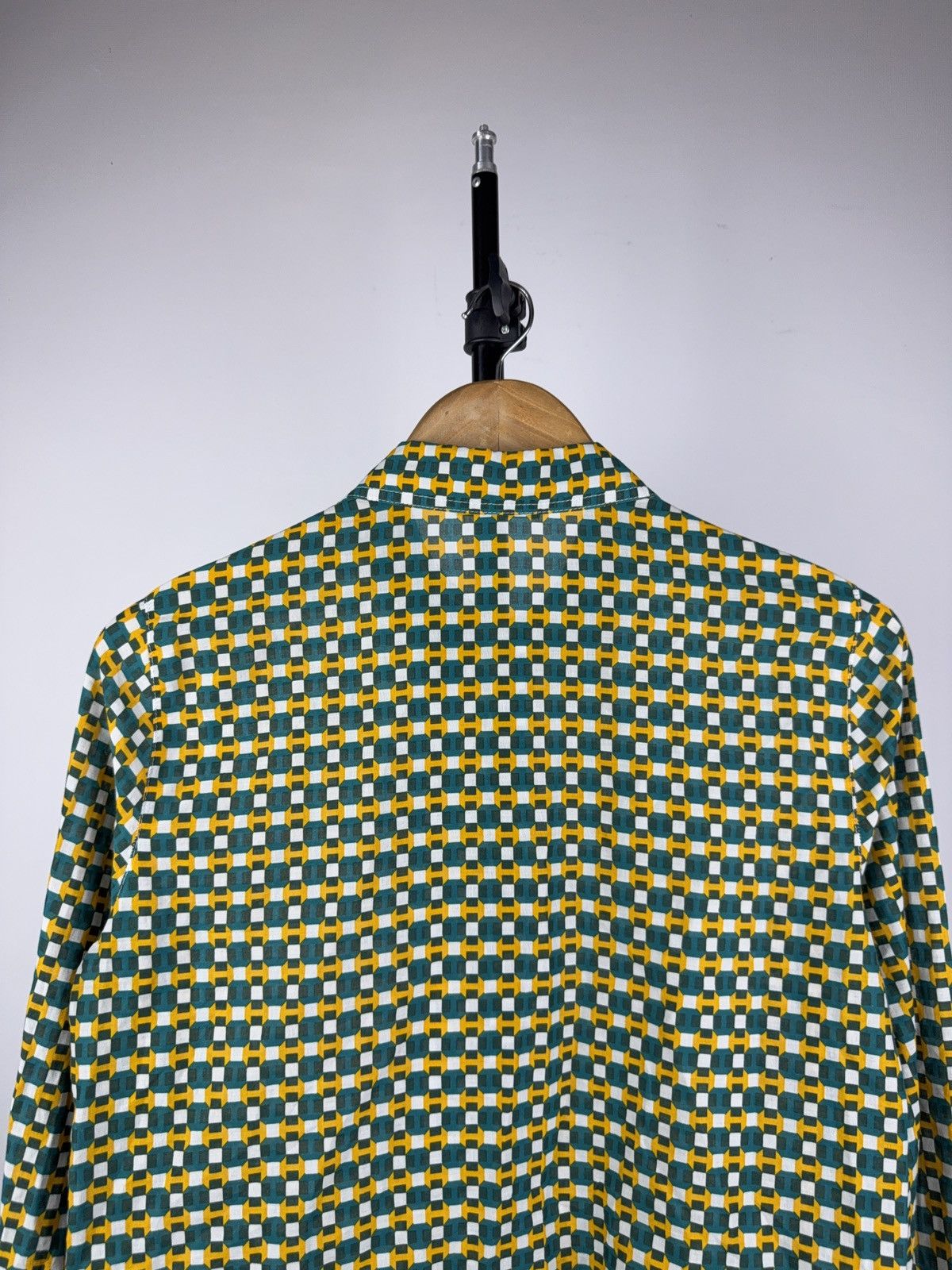 United Colors Of Benetton Vntg Retro United Colors Of Benetton Luxury Mesh Long Shirt Size M / US 6-8 / IT 42-44 - 9 Thumbnail
