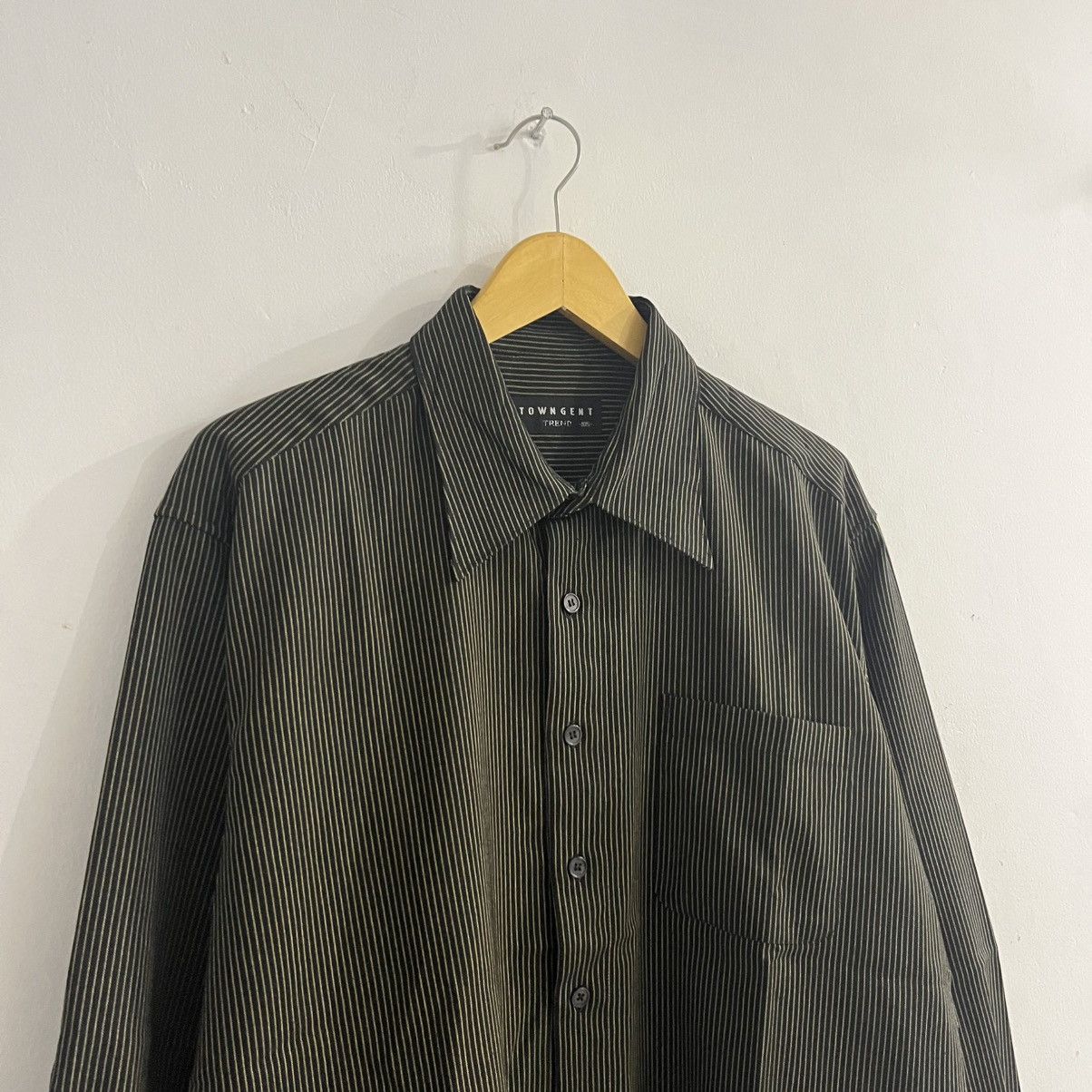 Issey Miyake Towngent - Striped Iconic Button Up Shirt Size US L / EU 52-54 / 3 - 3 Thumbnail