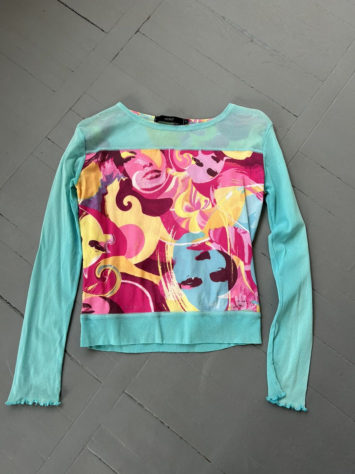 Vintage Abstract mesh long sleeve (like Jean Paul Gaultier style) Size M / US 6-8 / IT 42-44 - 1 Thumbnail