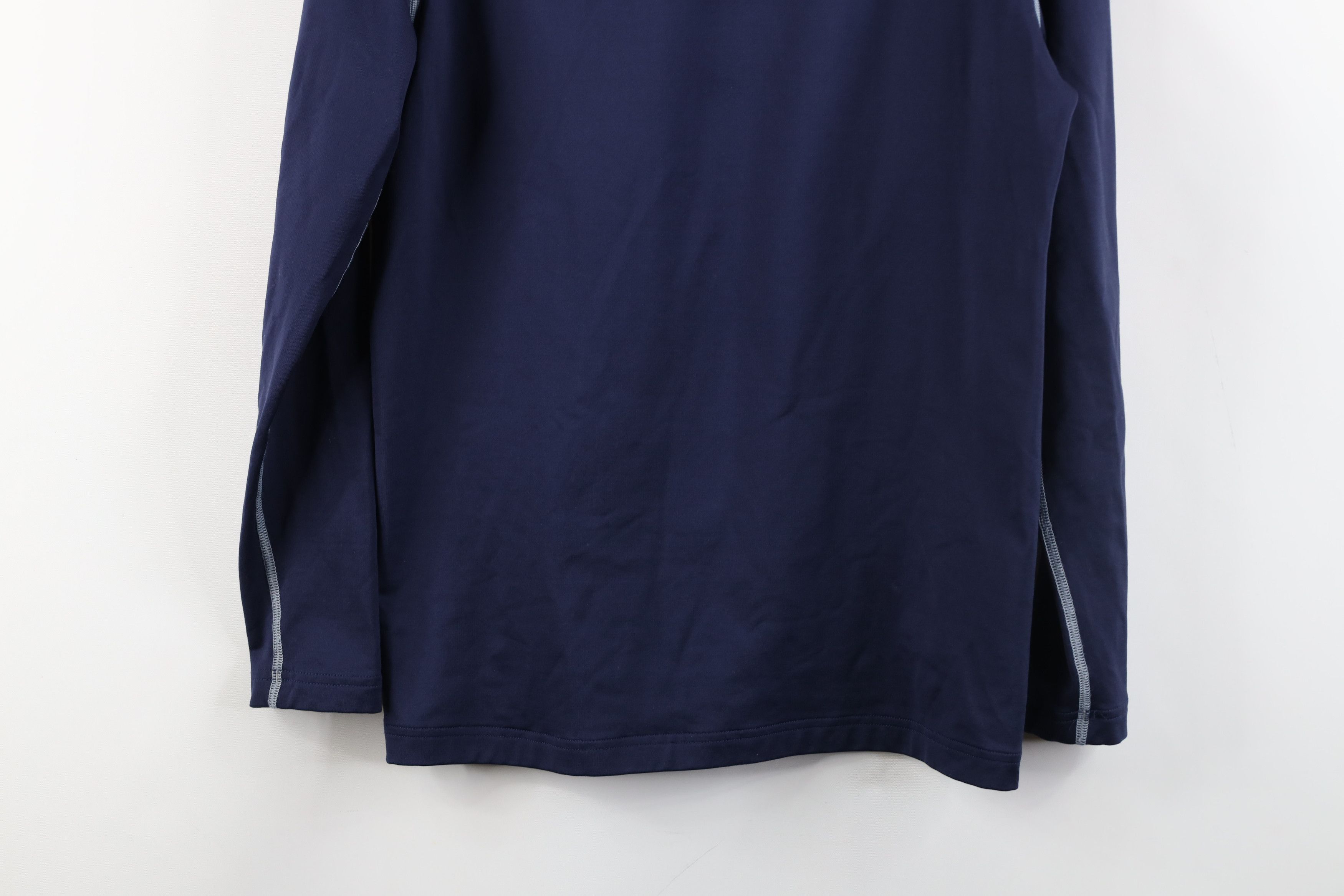 Under Armour × Vintage Under Armour Compression Mock Neck Long Sleeve T-Shirt Blue Size US L / EU 52-54 / 3 - 13 Thumbnail
