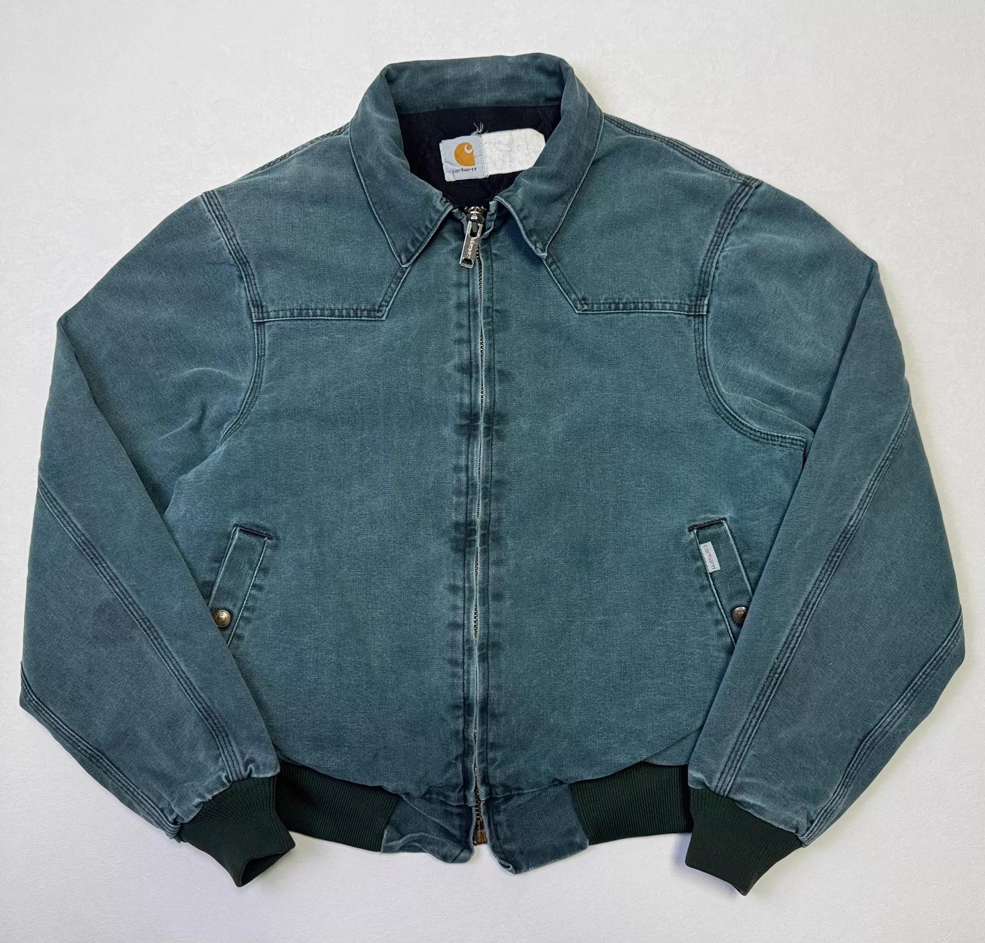Carhartt Carhartt JQ1643 HTG Hunter Green M Jacket Size US M / EU 48-50 / 2 - 2 Thumbnail