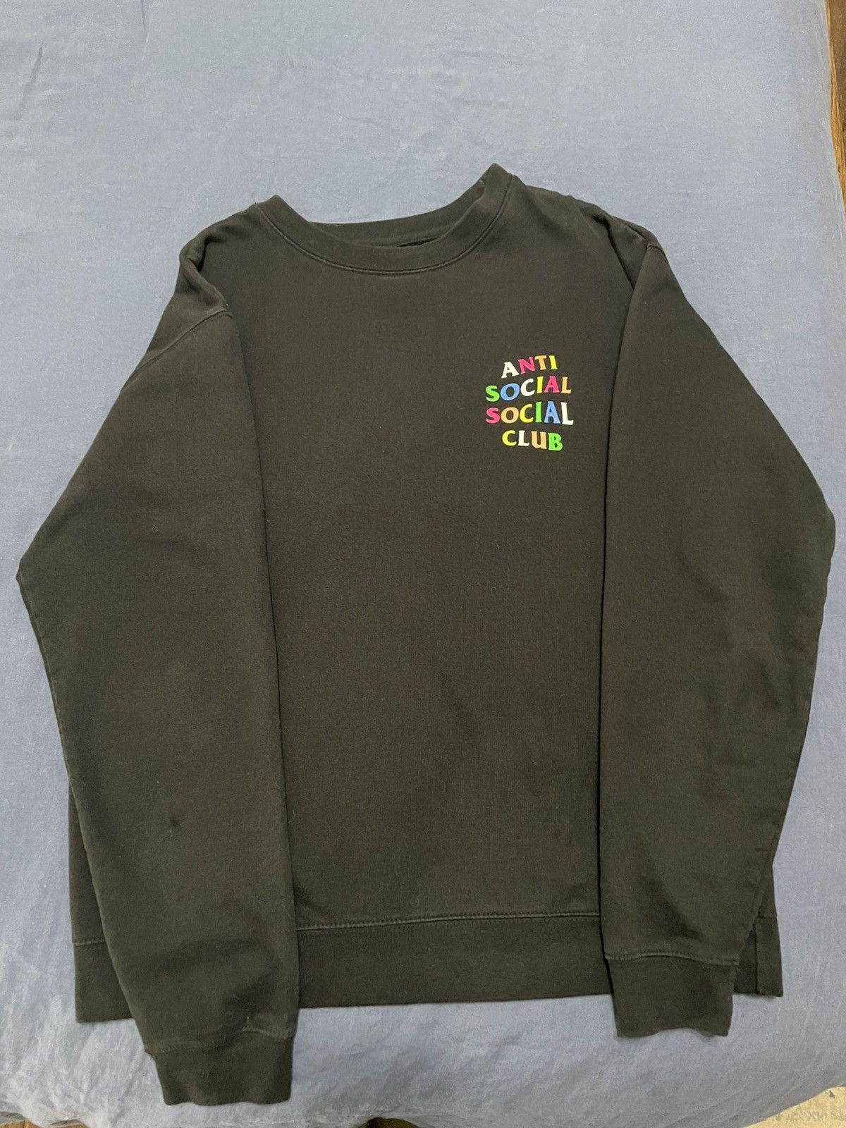 Anti Social Social Club Anti Social Social Club Multicolor Crewneck Sweatshirt Size US M / EU 48-50 / 2 - 1 Thumbnail