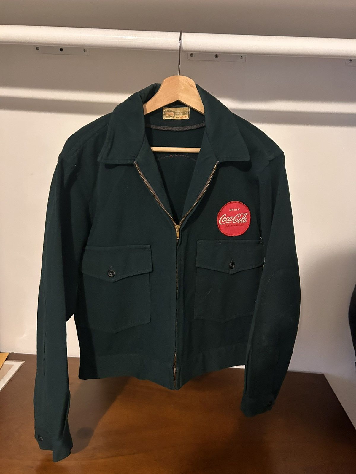 Vintage vintage coca cola workwear jacket Size US XXS / EU 40 - 1 Thumbnail