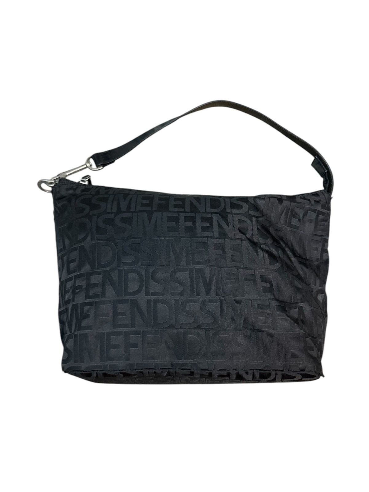 Fendi 1980 - Fendissime By Fendi Monogram Nylon & Leather Handbag Size ONE SIZE - 2 Thumbnail