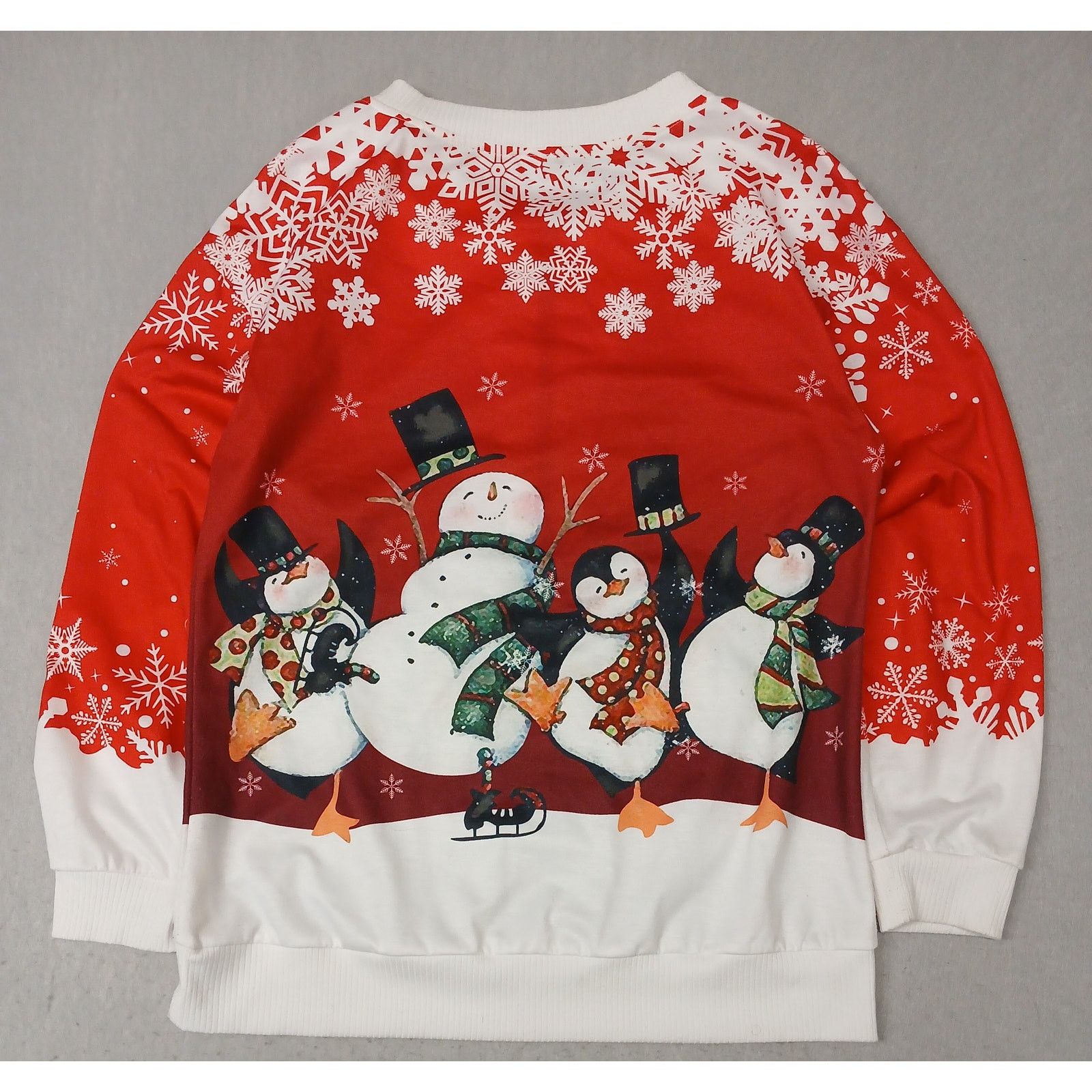 Other Women's (Medium) Ugly Xmas Zip Pullover Fleece Sweatshirt Size M / US 6-8 / IT 42-44 - 7 Thumbnail
