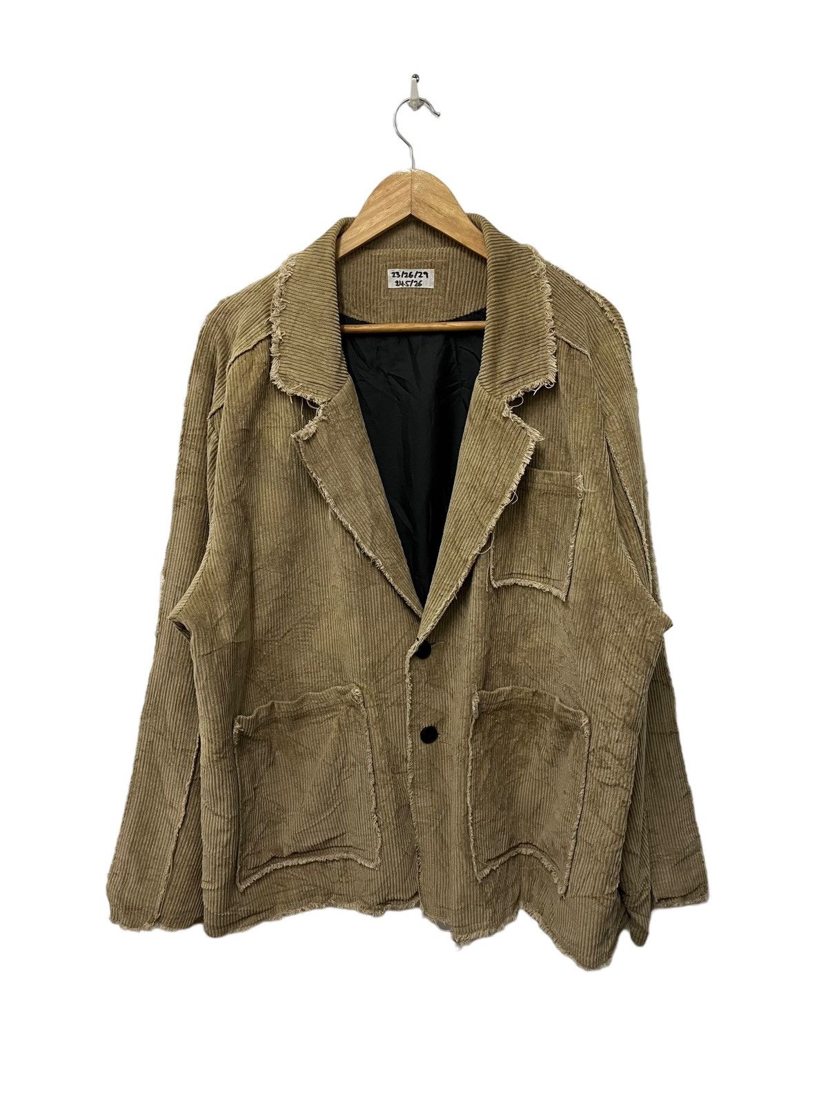 Designer × izzue Izzue Industries corduroy blazer rare designs Size US XL / EU 56 / 4 - 1 Thumbnail